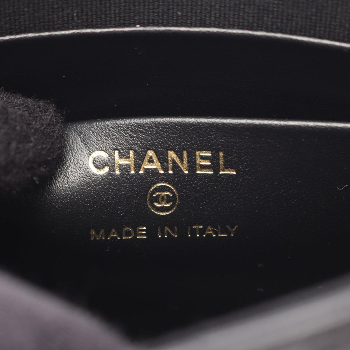Chanel CC Quilted Lambskin Half Moon Top Handle Flap — Black