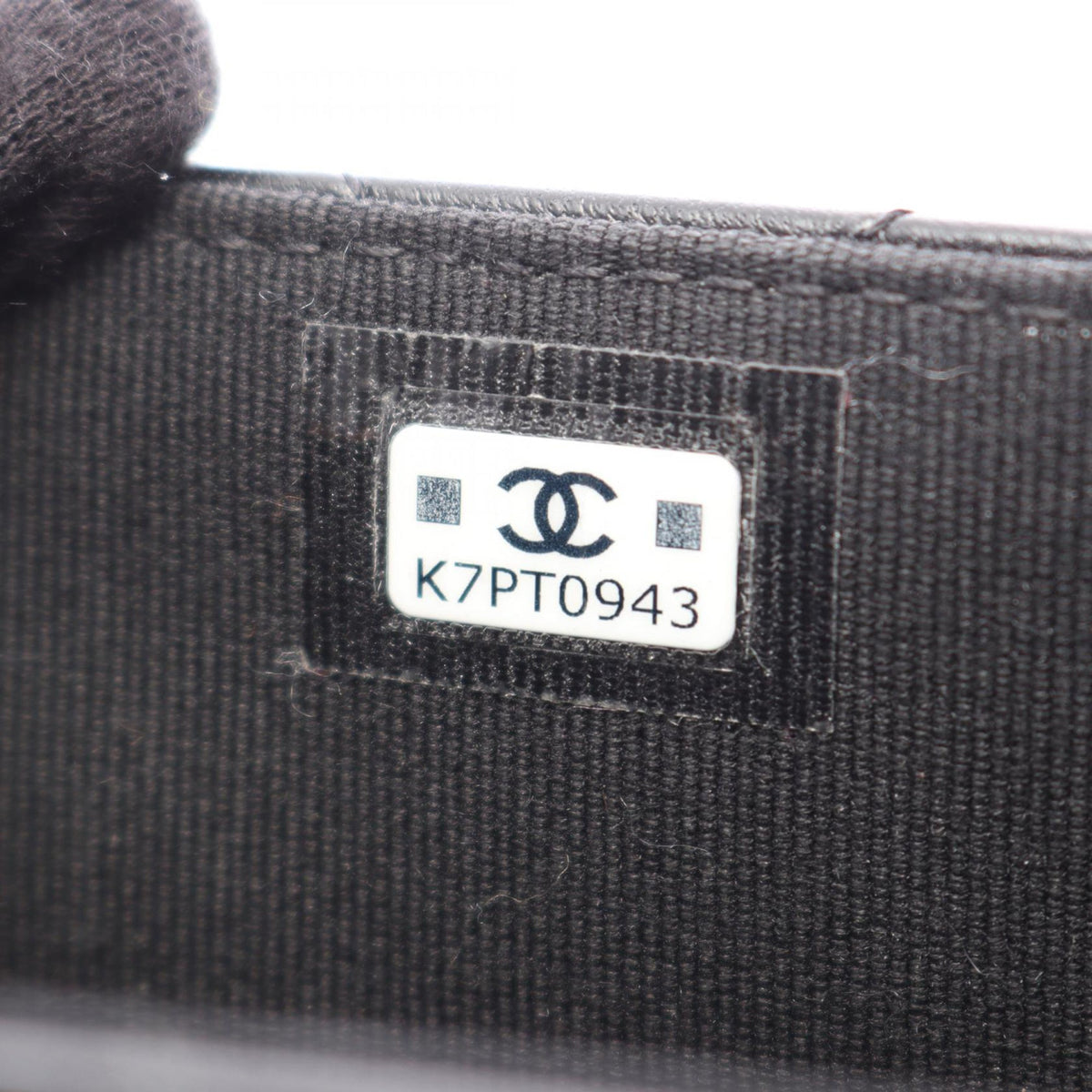 Chanel CC Quilted Lambskin Half Moon Top Handle Flap — Black