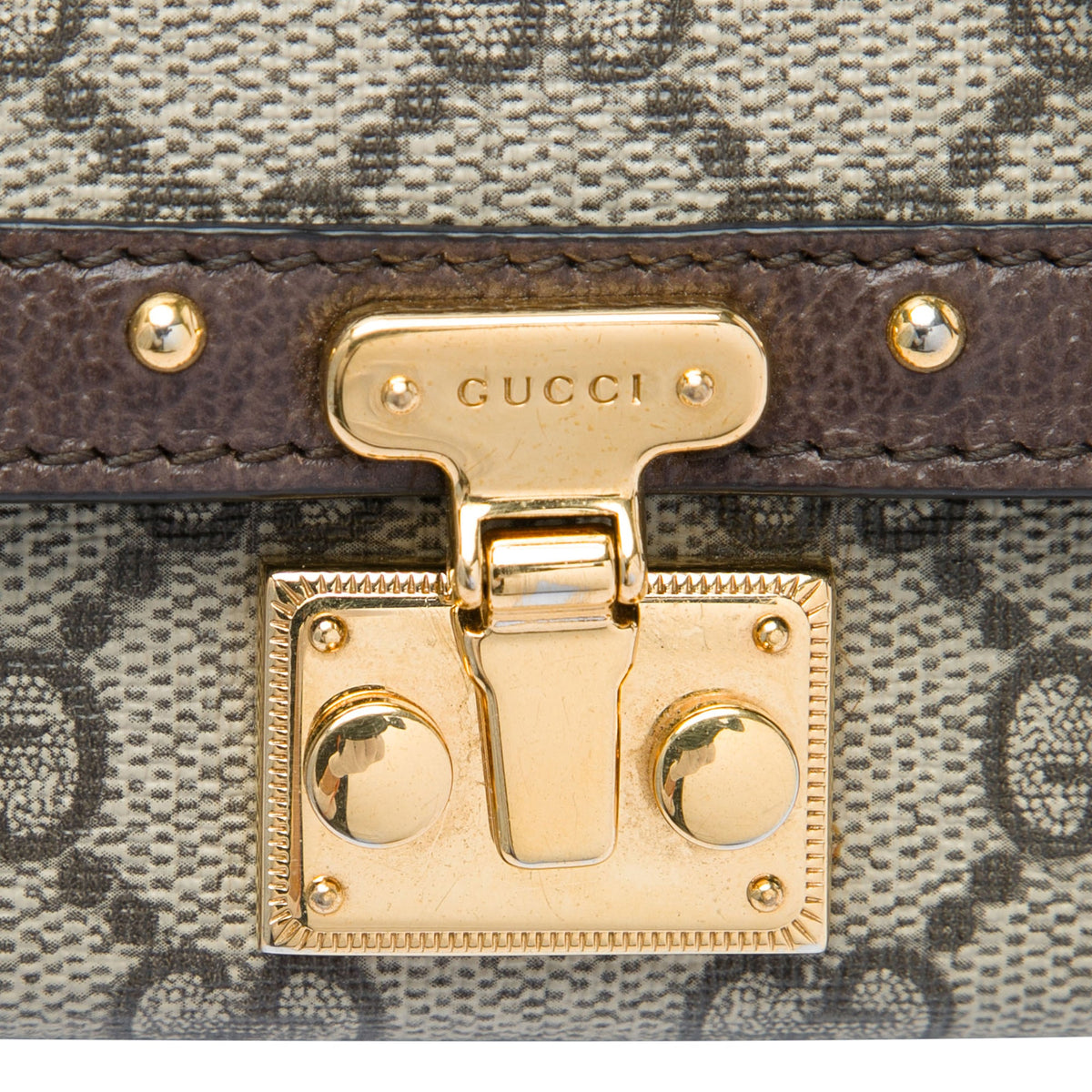 Gucci Mini GG Supreme Trunk Crossbody