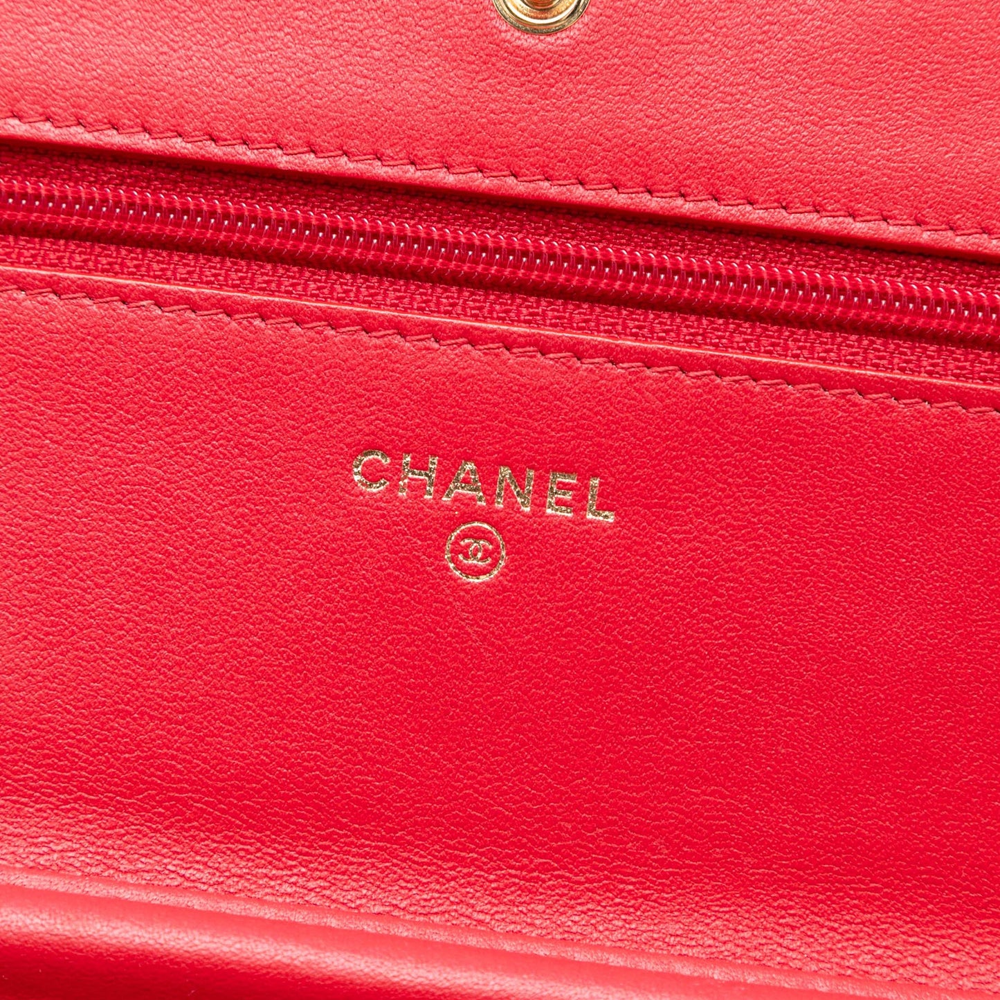Chanel Caviar CC Filigree Wallet On Chain