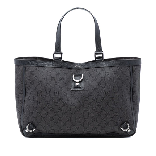 Gucci GG Denim Abbey D Ring Tote