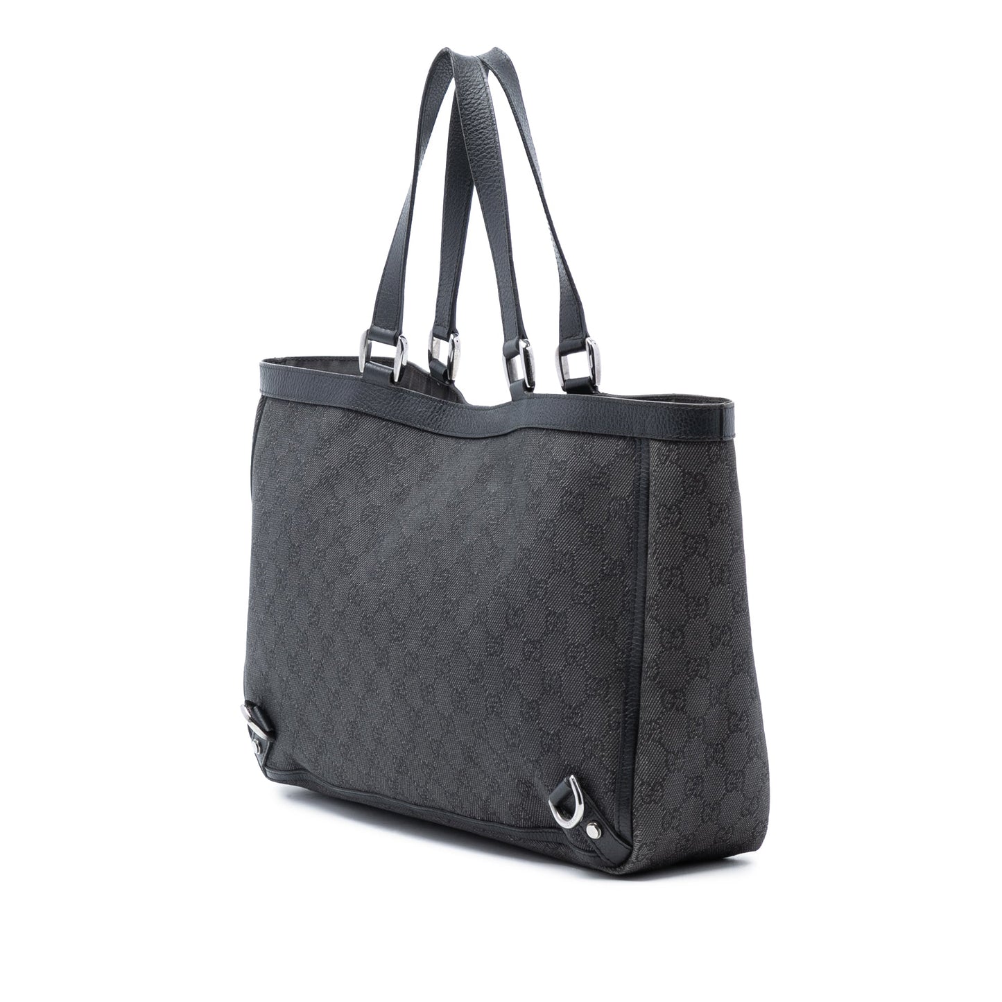 Gucci GG Denim Abbey D Ring Tote