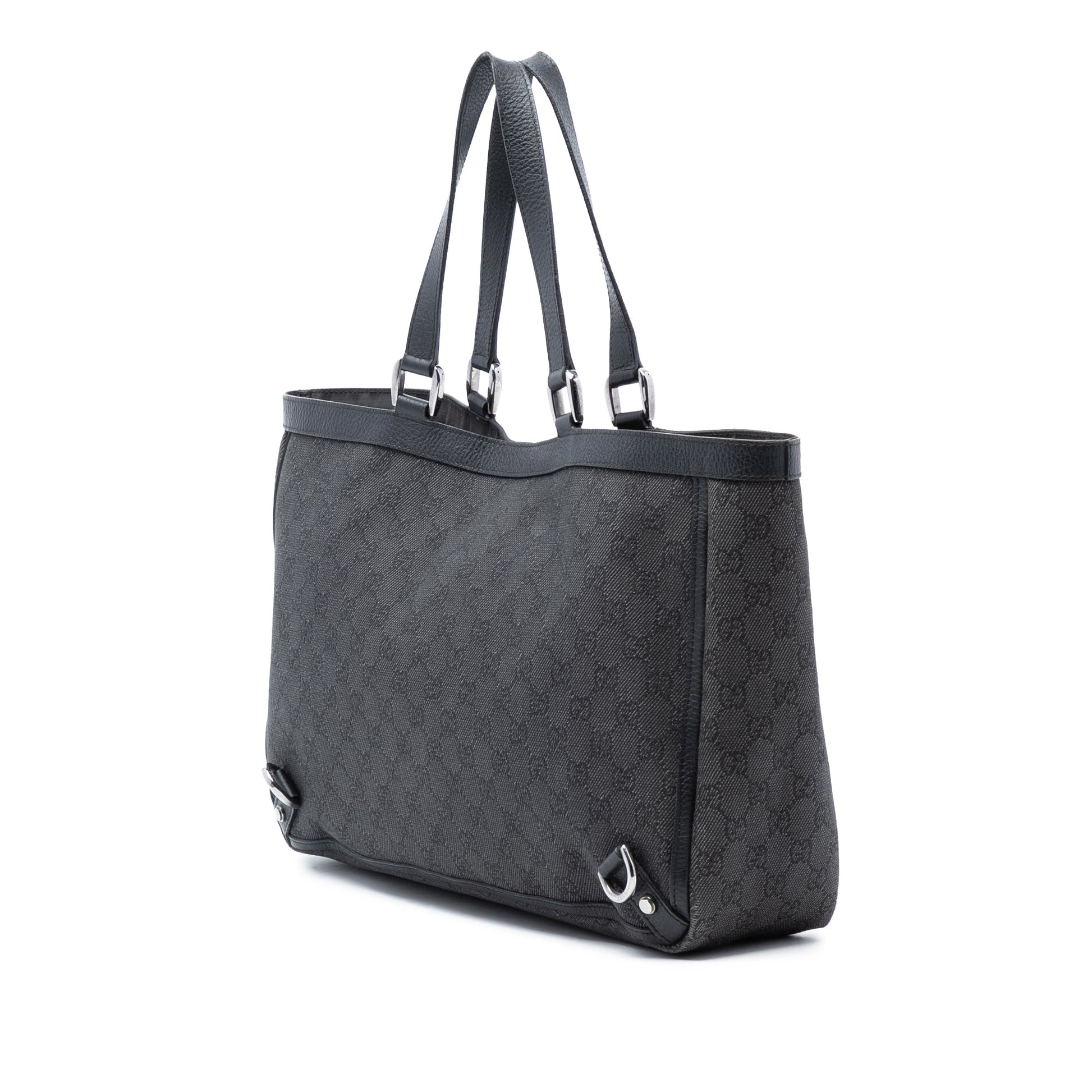 Gucci GG Denim Abbey D Ring Tote