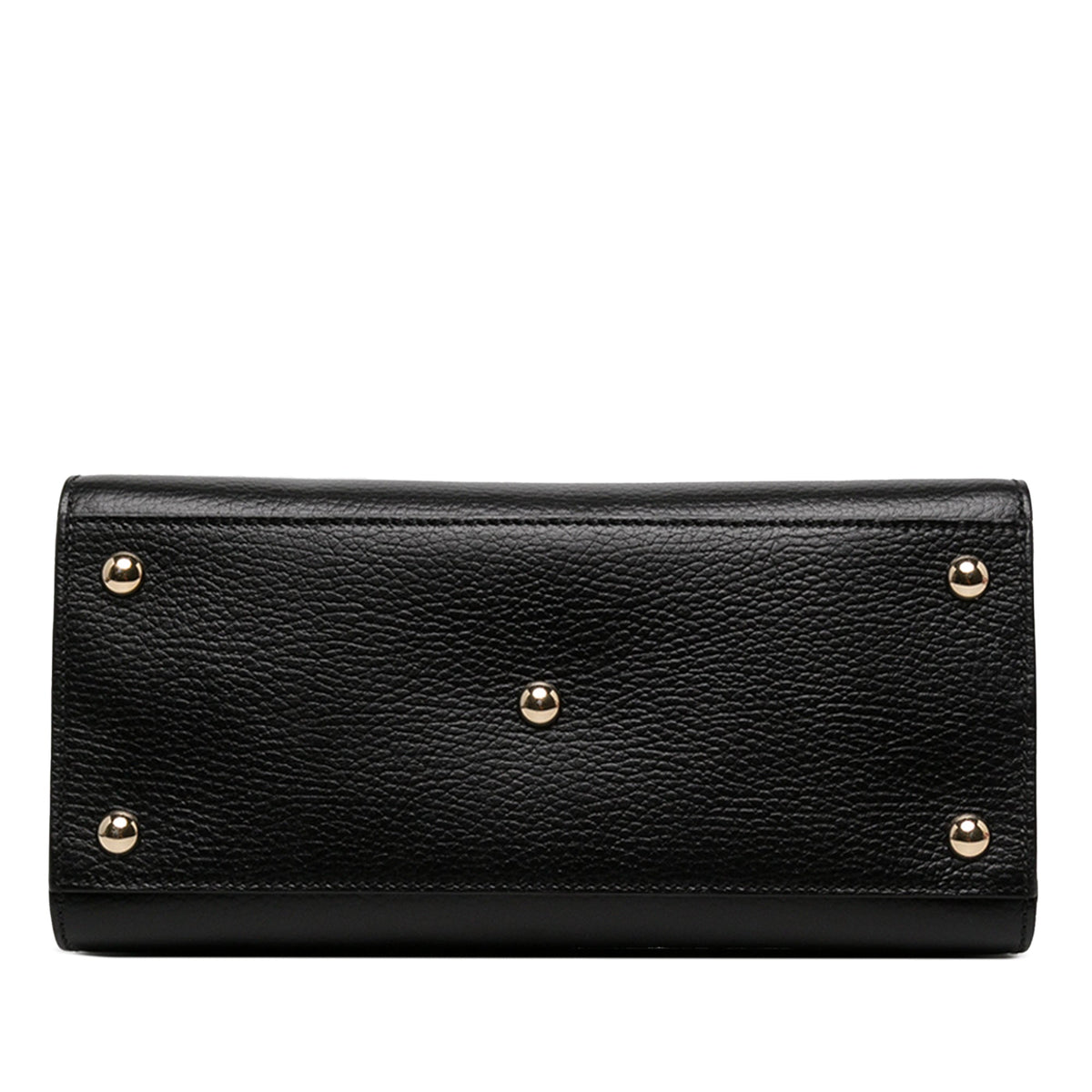 Gucci Medium Dollar Calf Soho Top Handle Convertible Tote — Black