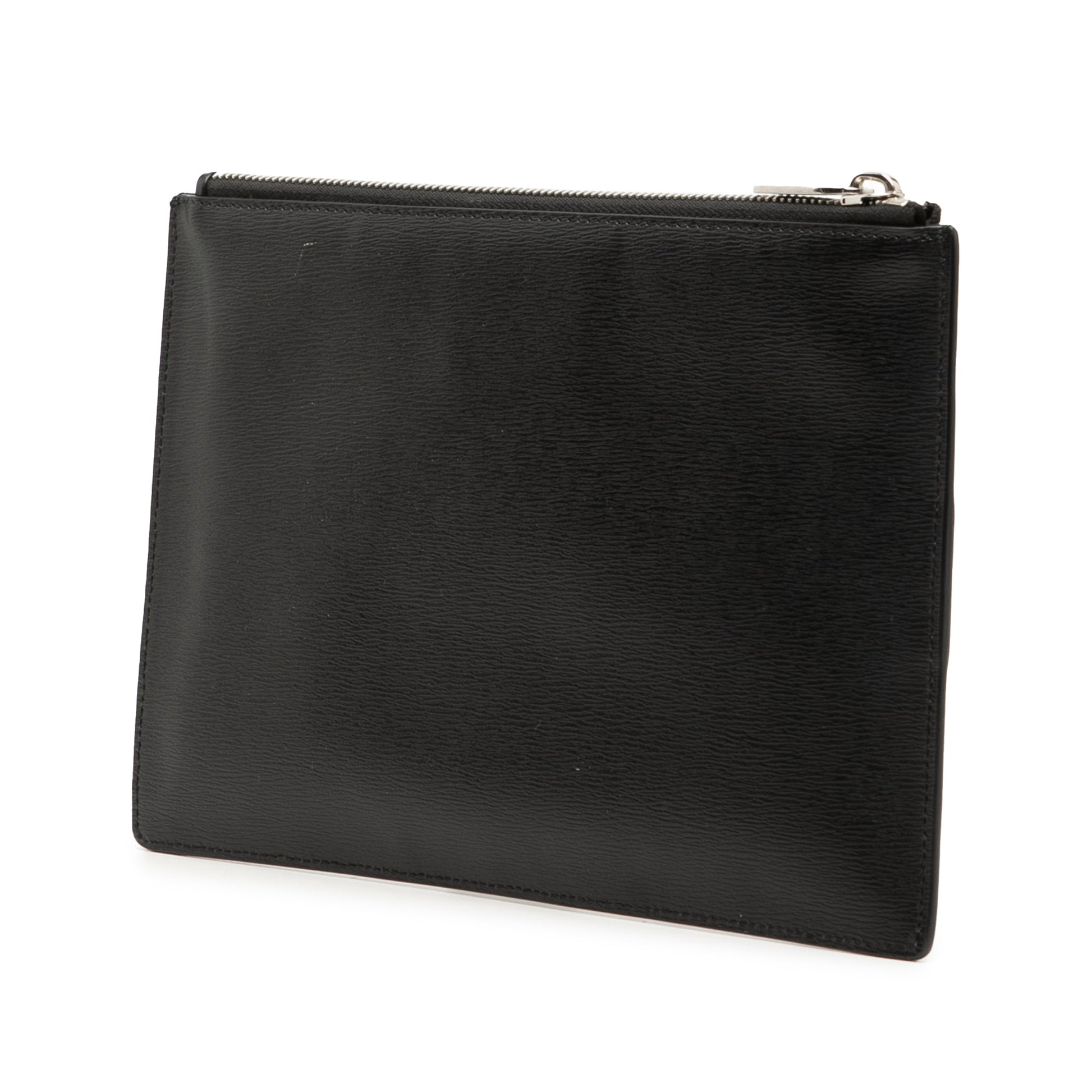 Dior Leather Bee Zip Top Pouch