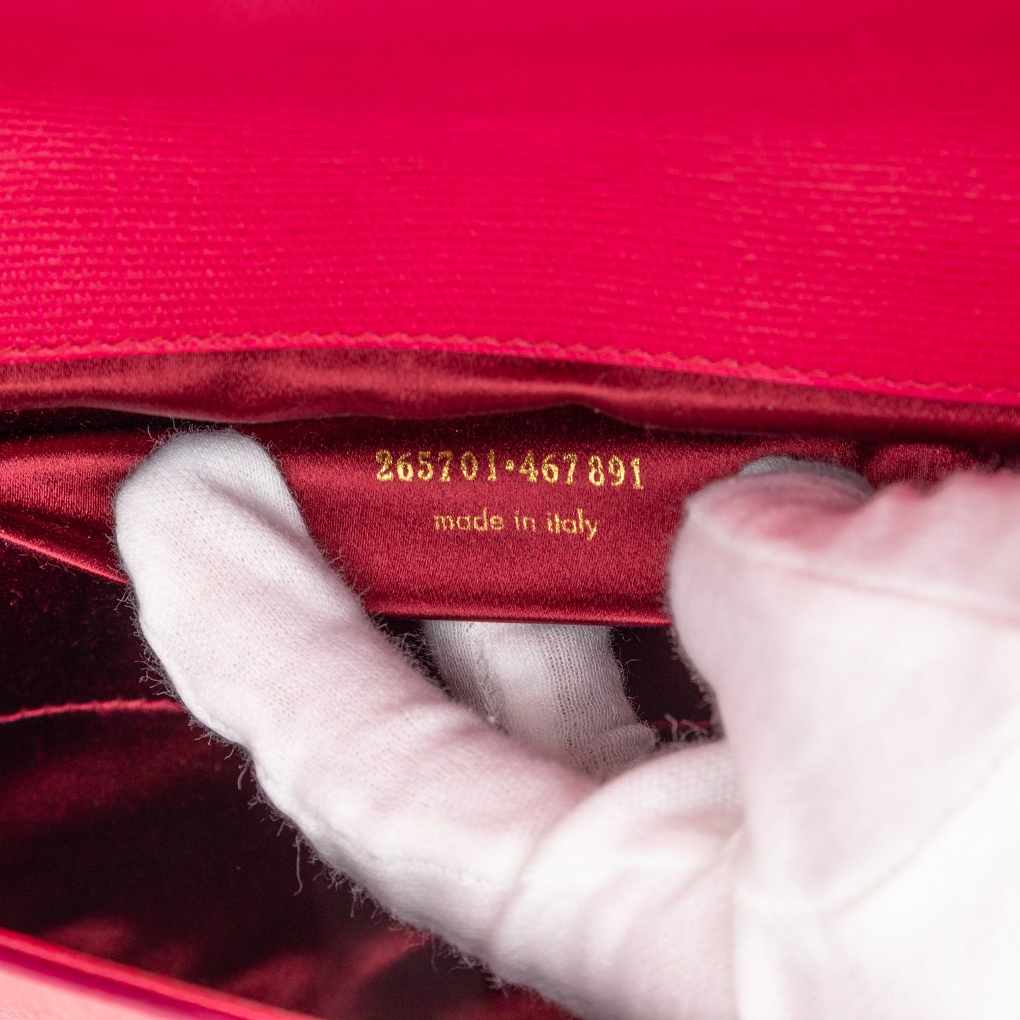 Saint Laurent Leather Chyc Ligne Clutch