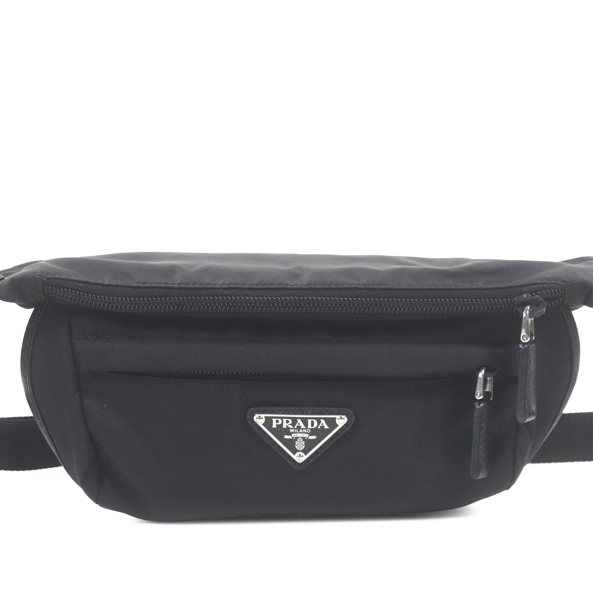 Prada Saffiano Trimmed Re Nylon Belt Bag
