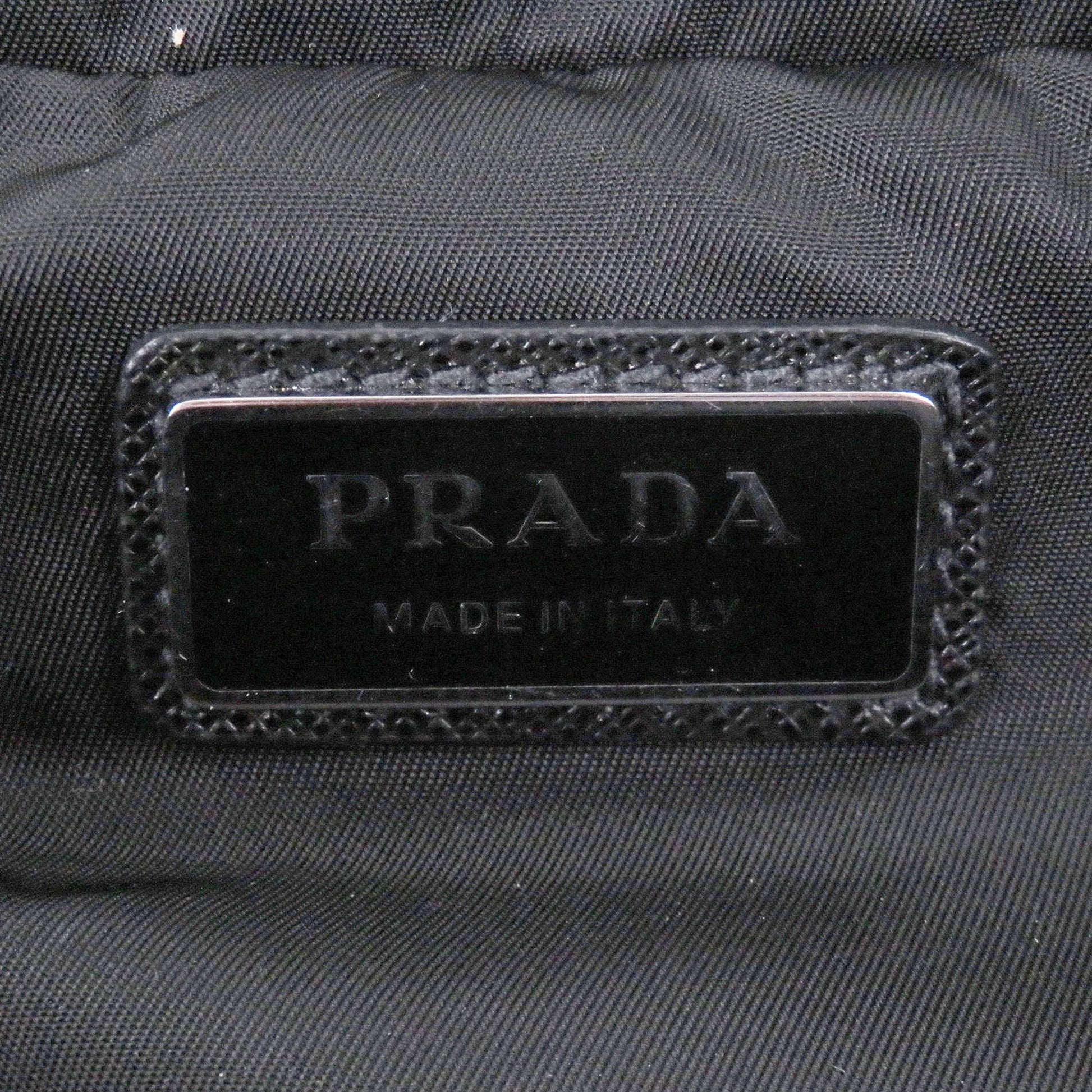 Prada Saffiano Trimmed Re Nylon Belt Bag