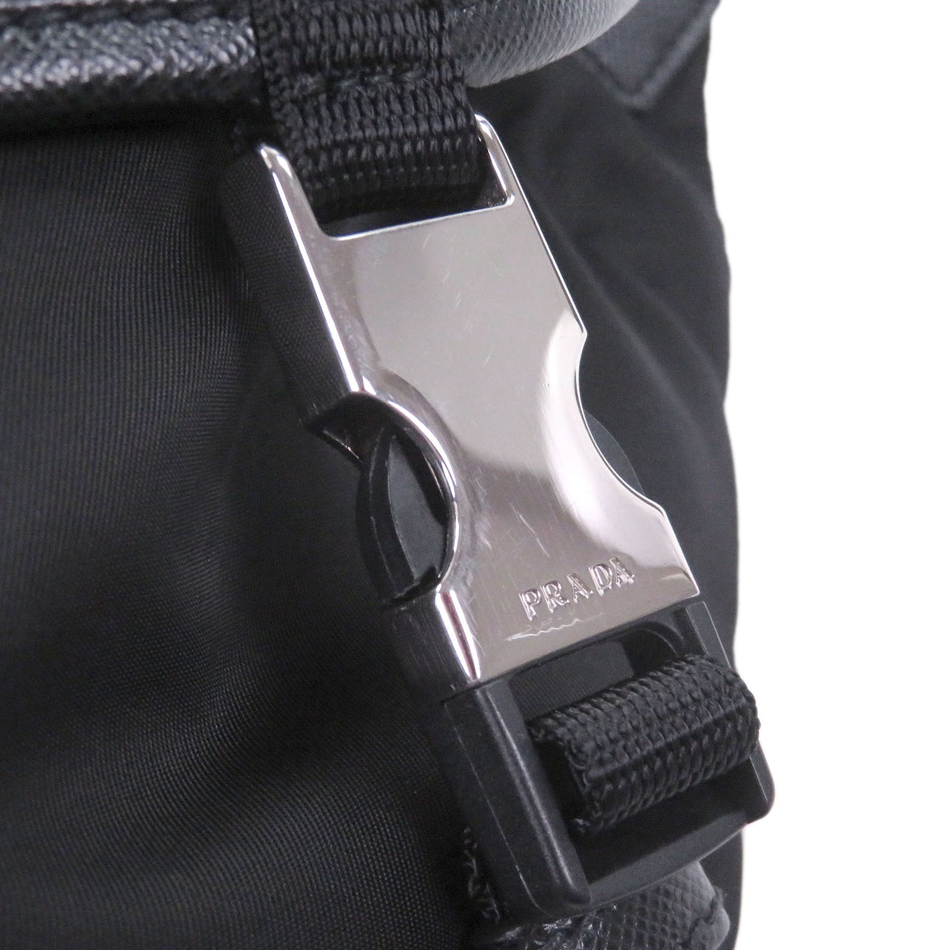 Prada Saffiano Trimmed Re Nylon Belt Bag
