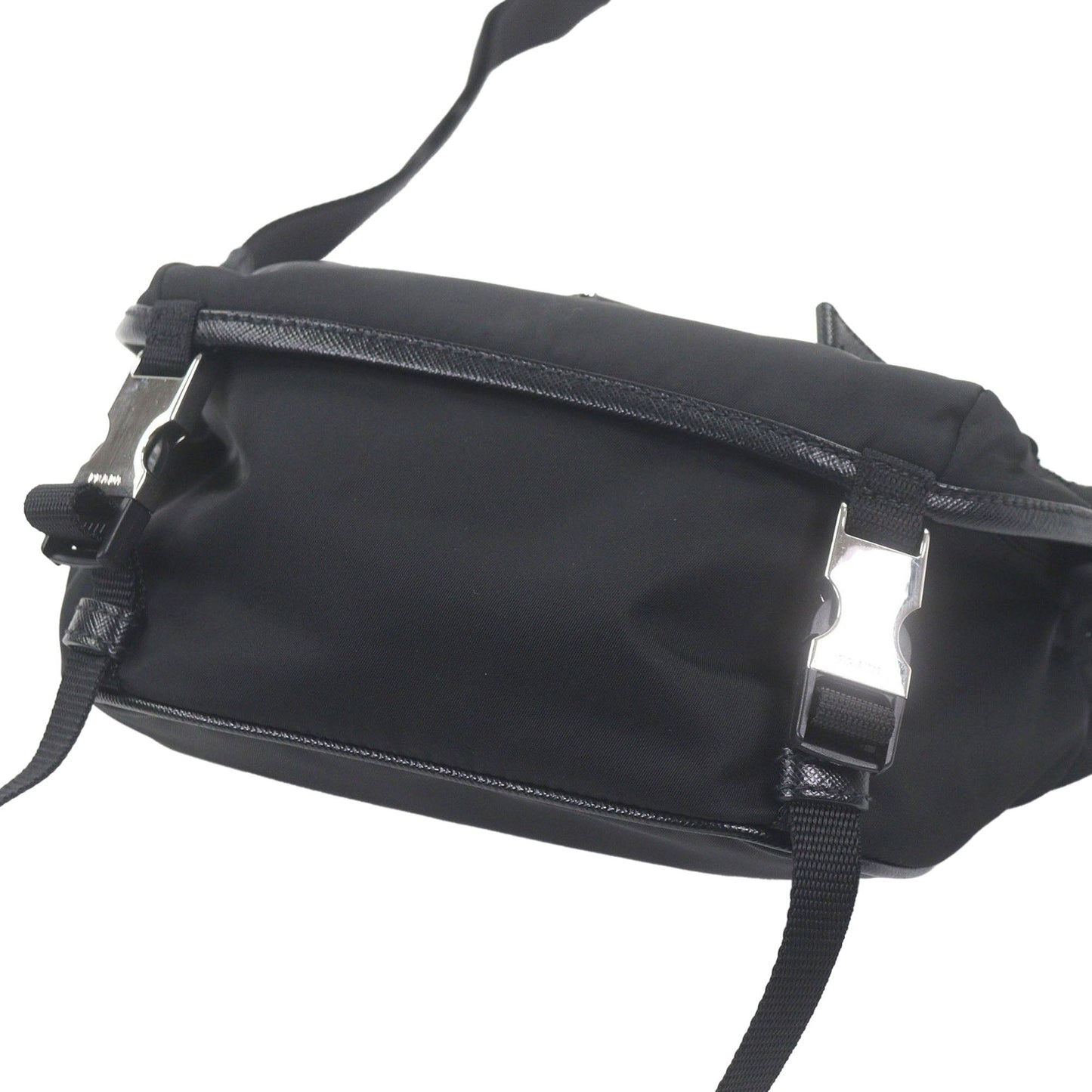 Prada Saffiano Trimmed Re Nylon Belt Bag