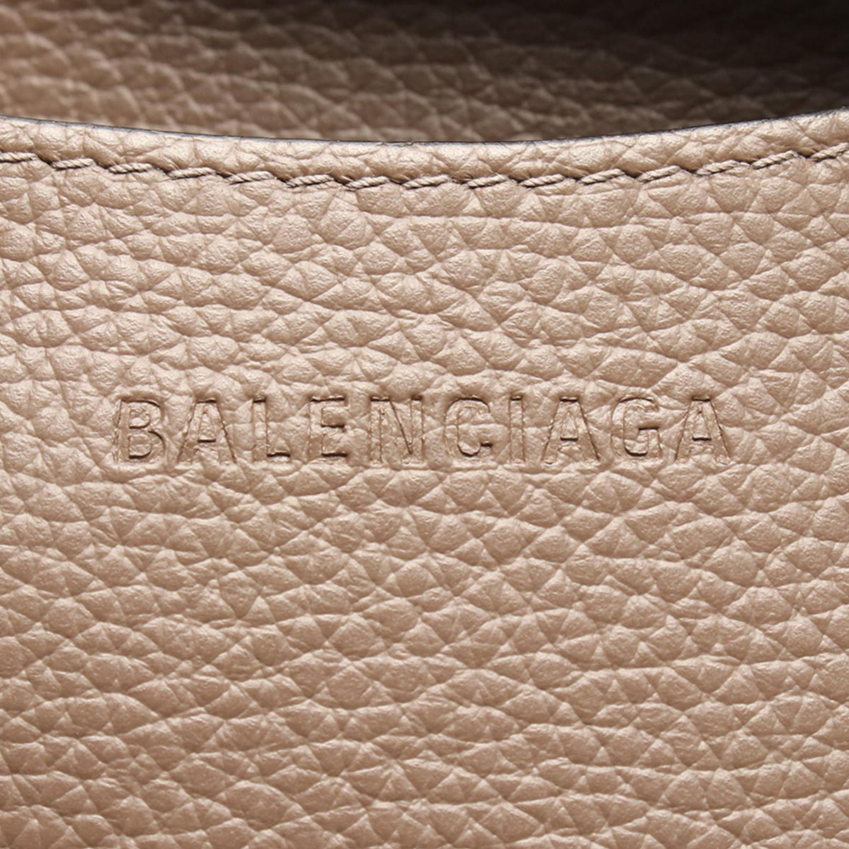 Balenciaga Large Calfskin Motocross Neo Classic City Satchel — Beige