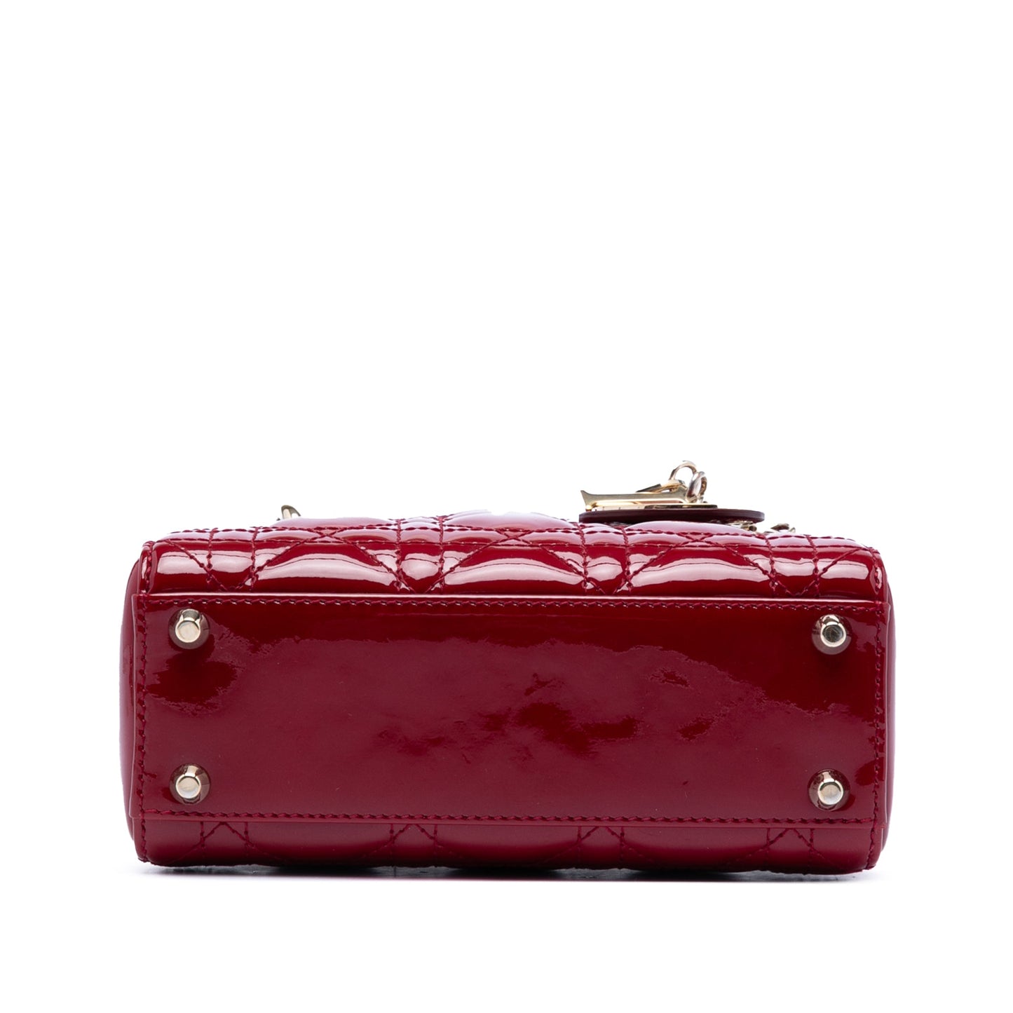 Dior Mini Patent Cannage Lady Dior