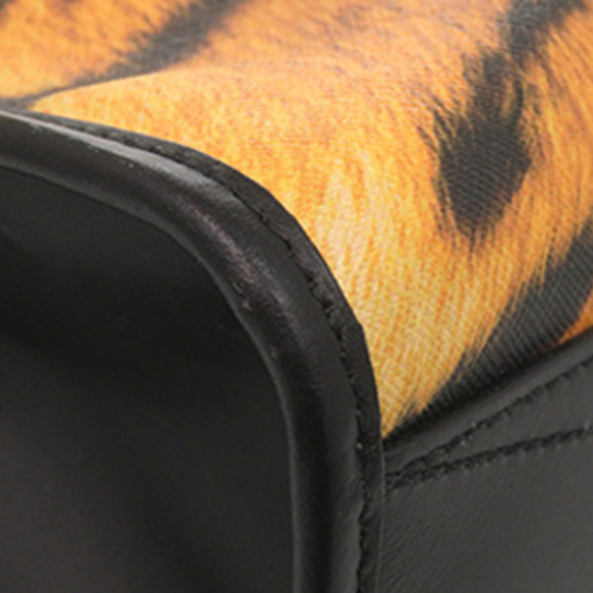Burberry Tiger Printed Coated Canvas Slim Denny Vertical Tote