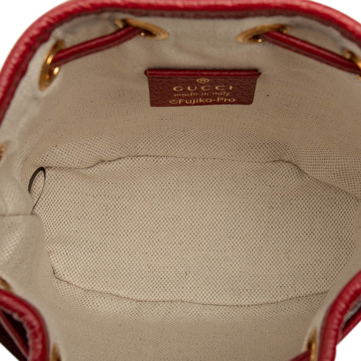 Gucci Micro GG Supreme Doraemon Bucket Bag