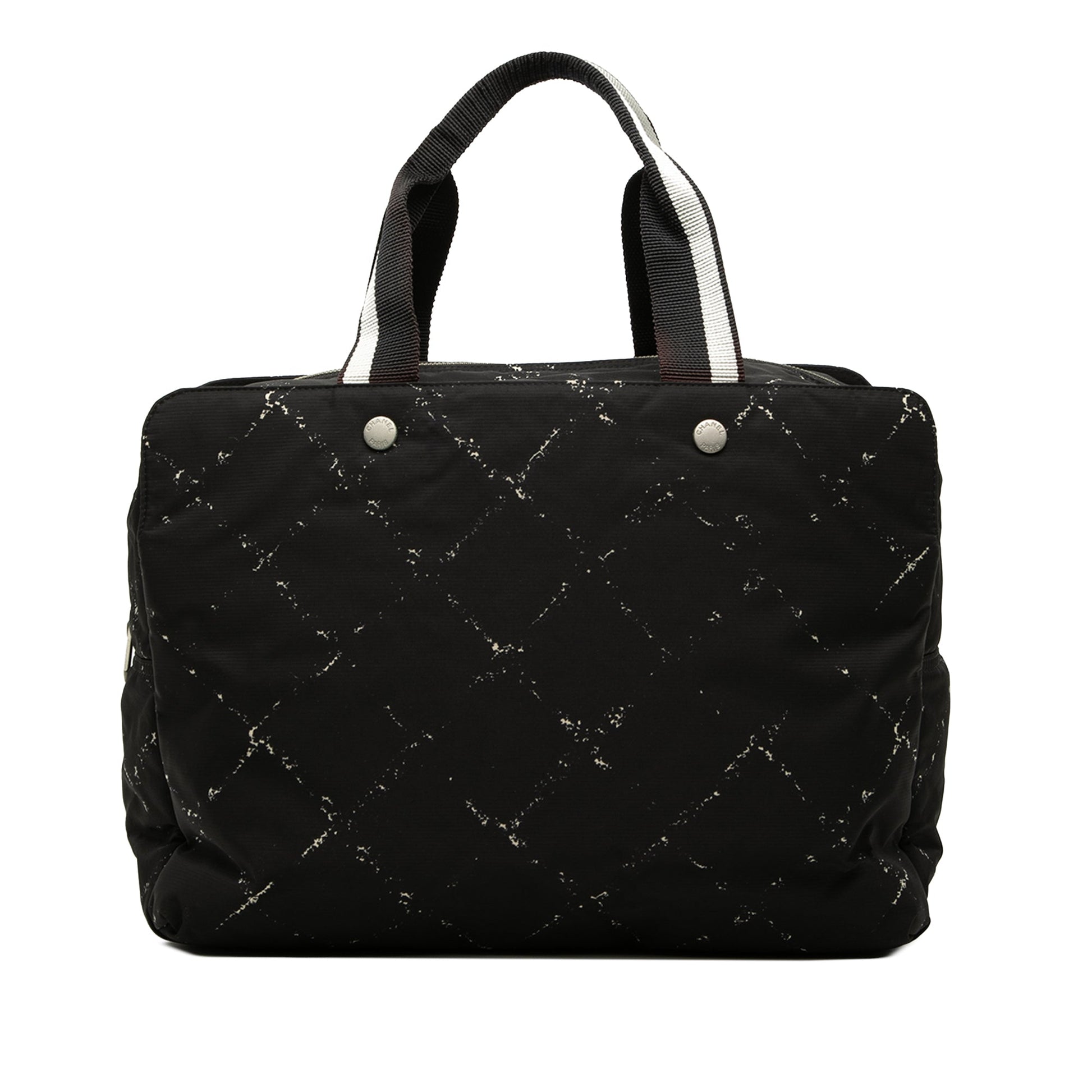 Chanel Old Travel Line Nylon Handbag