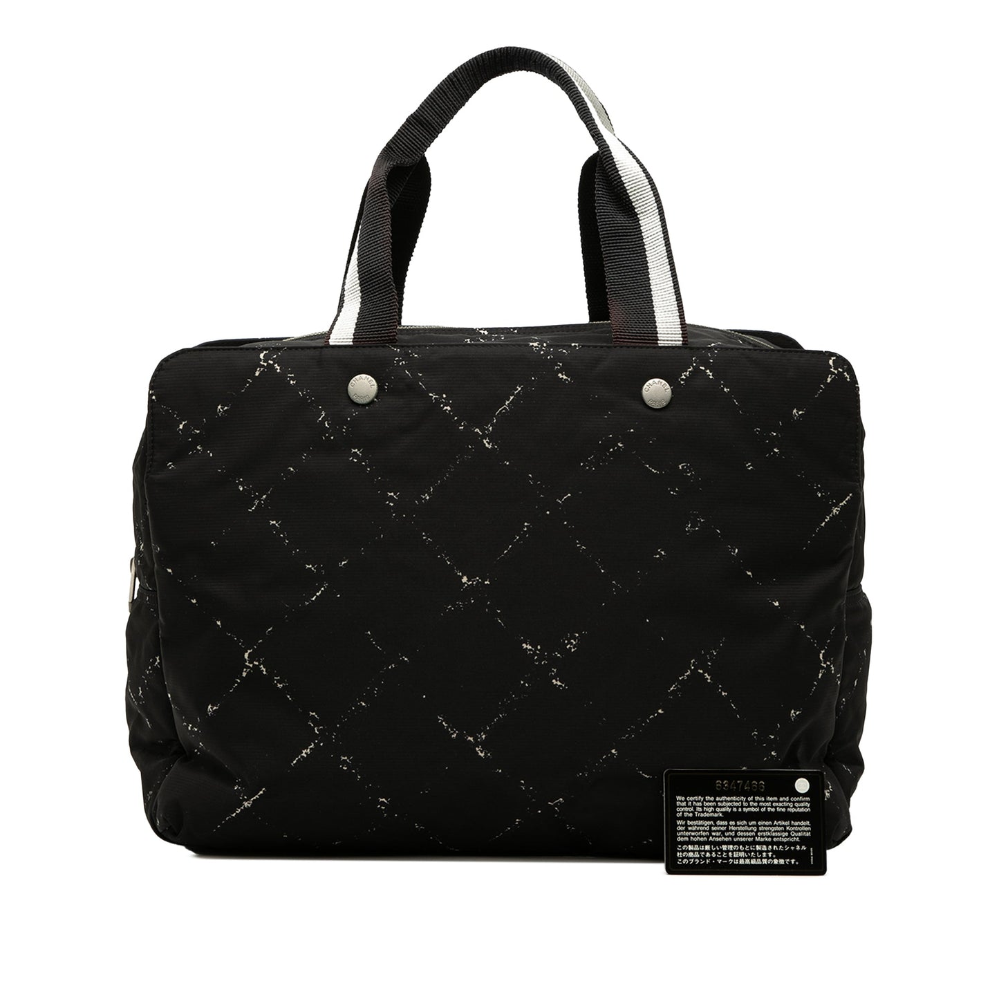 Chanel Old Travel Line Nylon Handbag