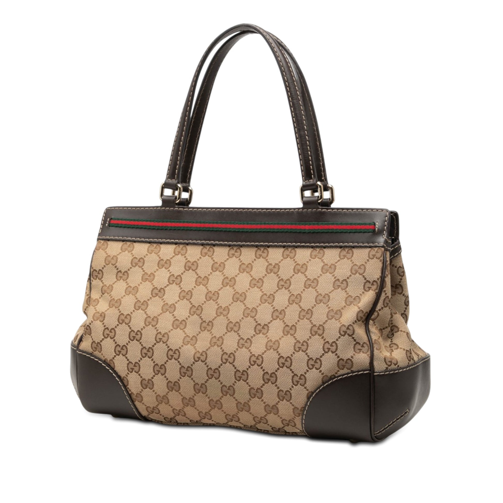 Gucci GG Canvas Web Mayfair Tote