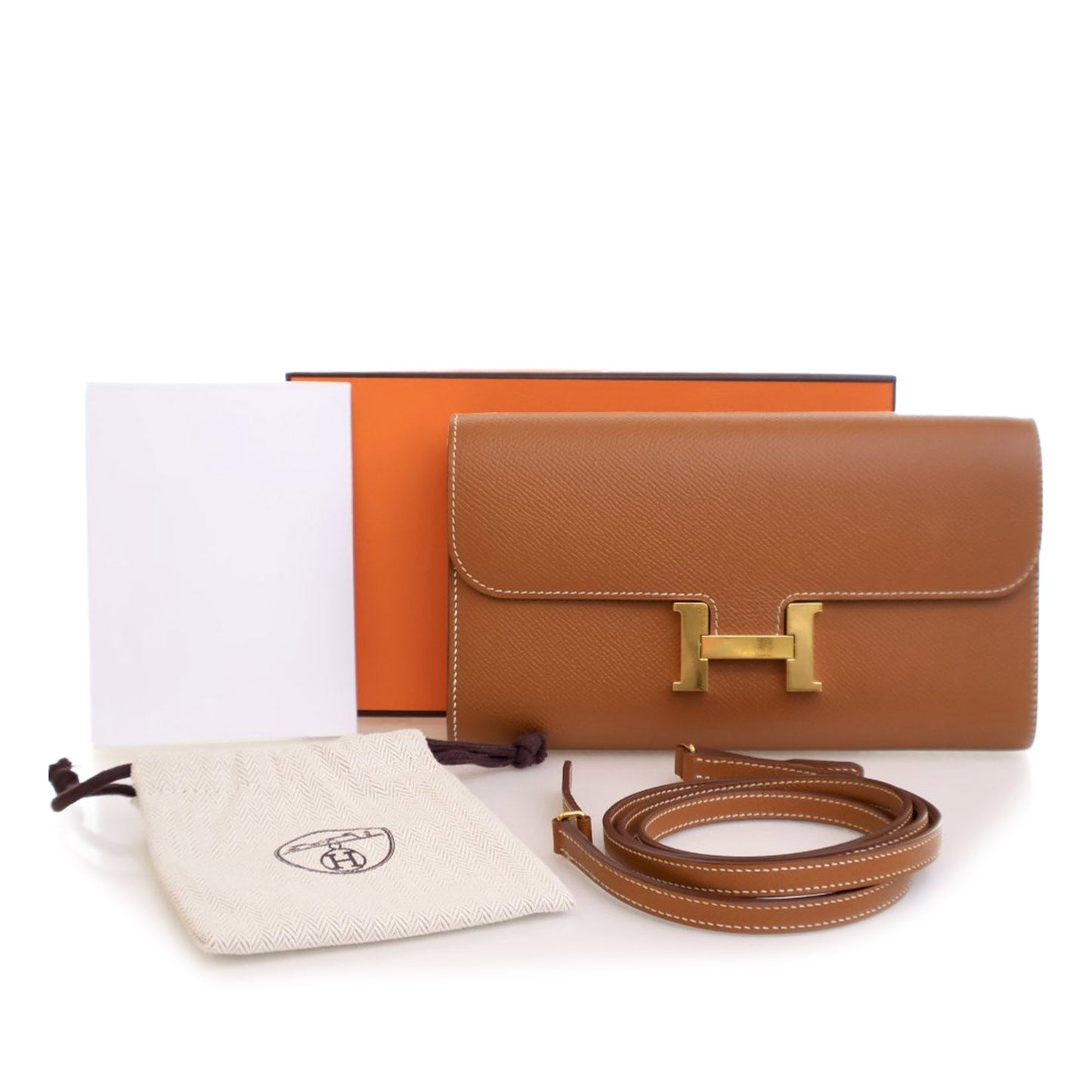 Hermès Epsom Constance Long To Go Wallet