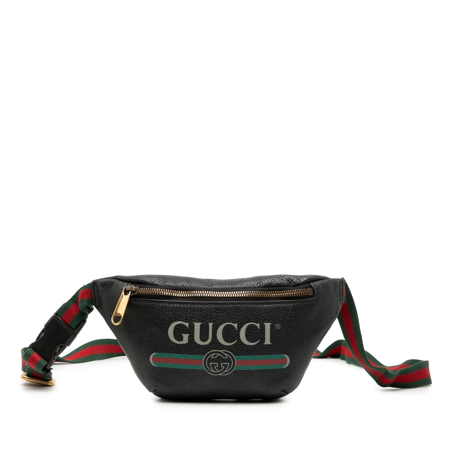Gucci Small Grained Calfskin Logo Belt Bag