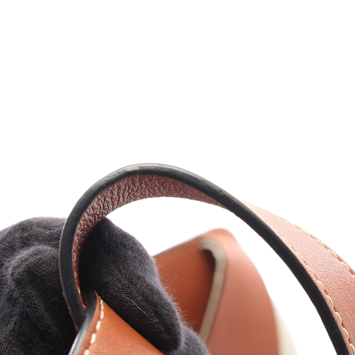 LOEWE Small Tricolor Leather Hammock Satchel