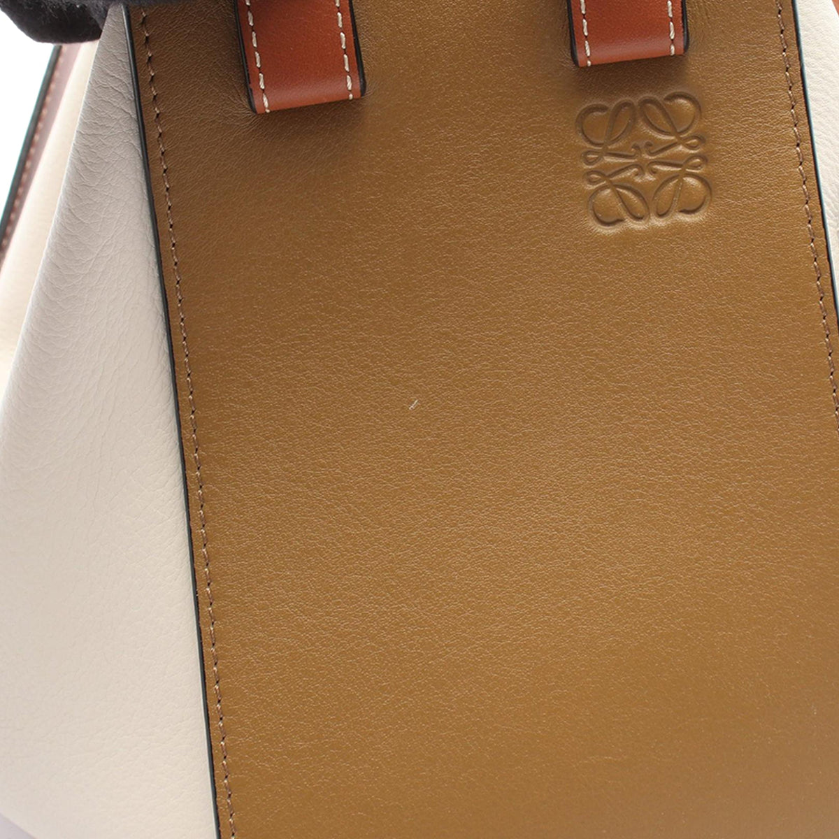 LOEWE Small Tricolor Leather Hammock Satchel
