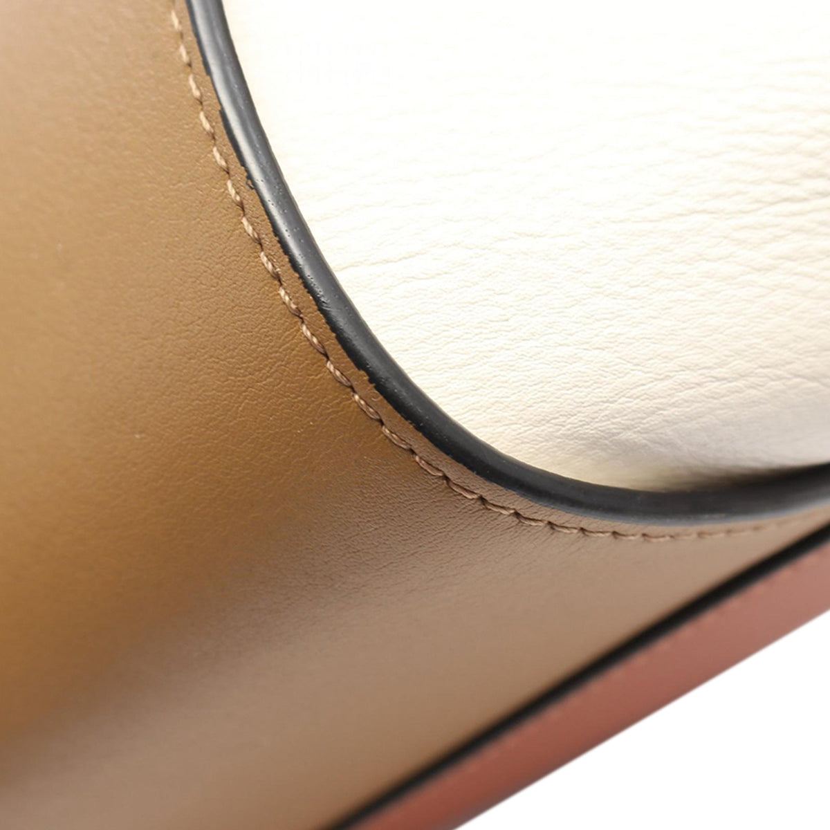LOEWE Small Tricolor Leather Hammock Satchel
