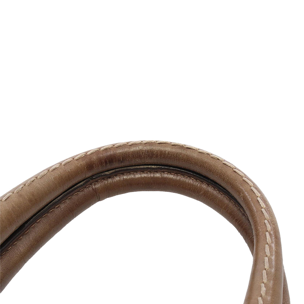 Prada Vitello Shine Tote — Brown