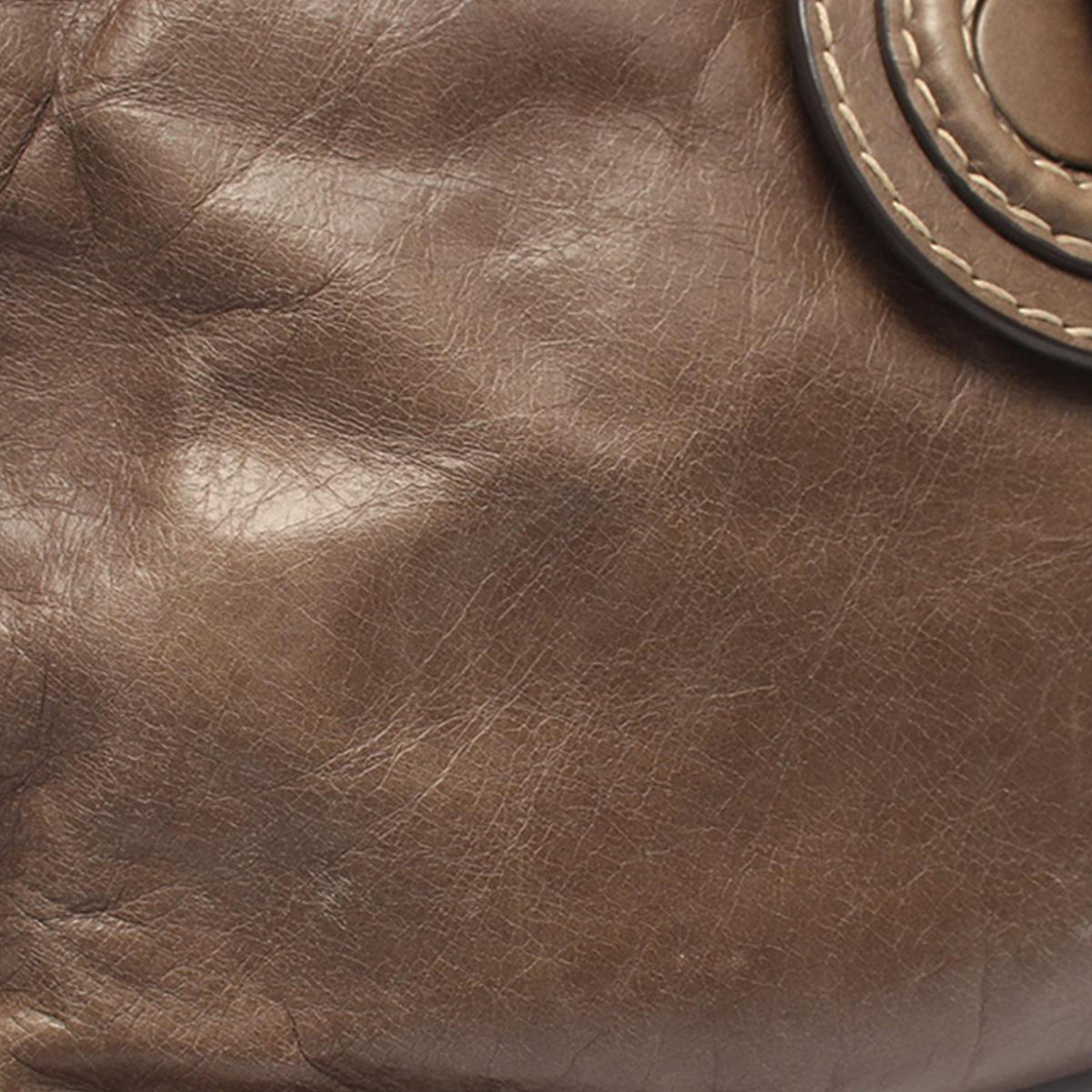 Prada Vitello Shine Tote — Brown