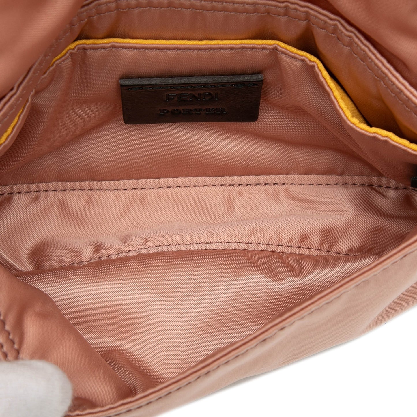 Fendi Porter Yoshida Nylon Baguette Satchel