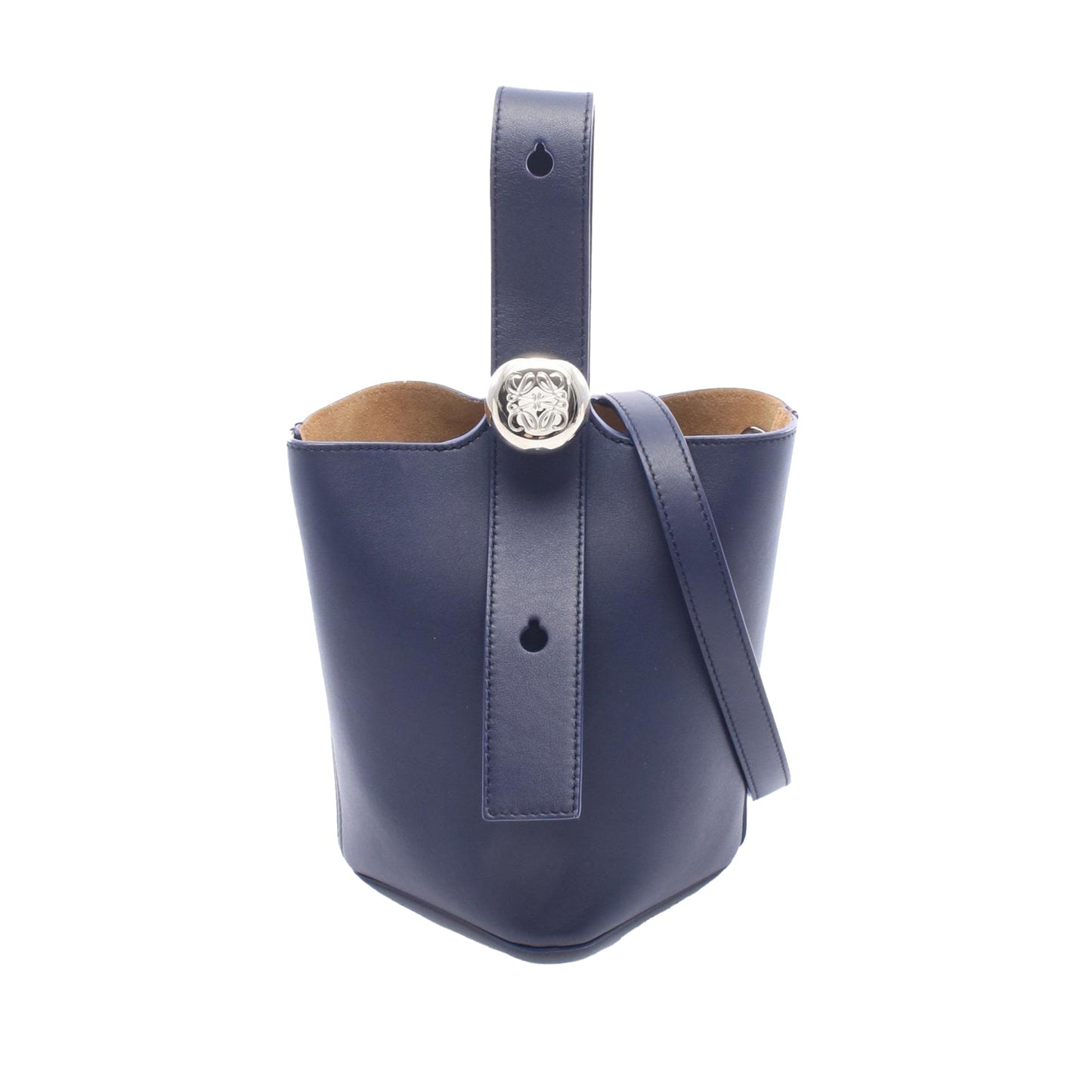 LOEWE Mini Calfskin Pebble Bucket Bag