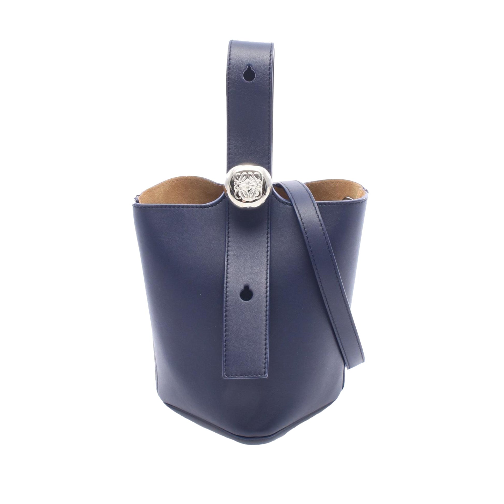 LOEWE Mini Calfskin Pebble Bucket Bag