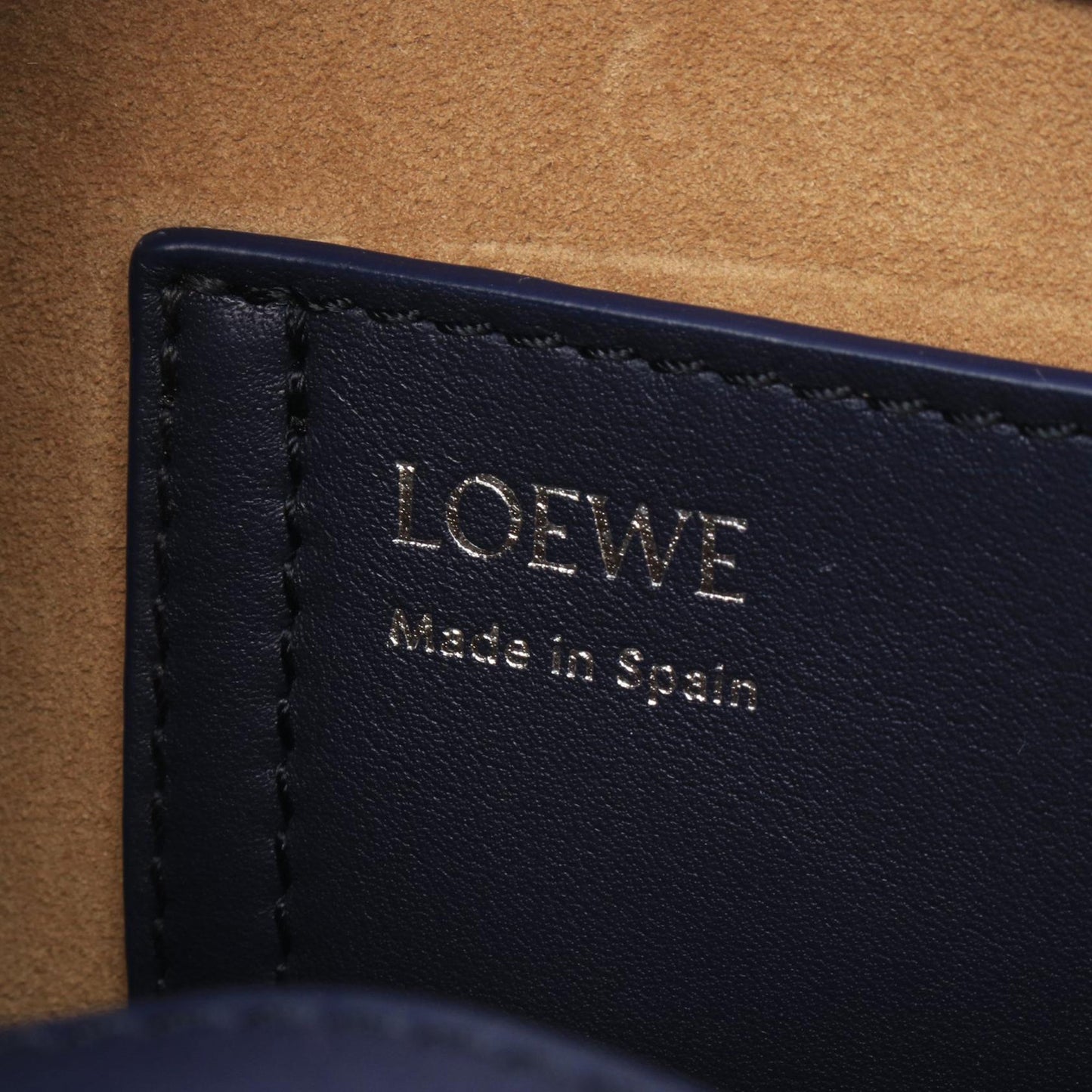 LOEWE Mini Calfskin Pebble Bucket Bag