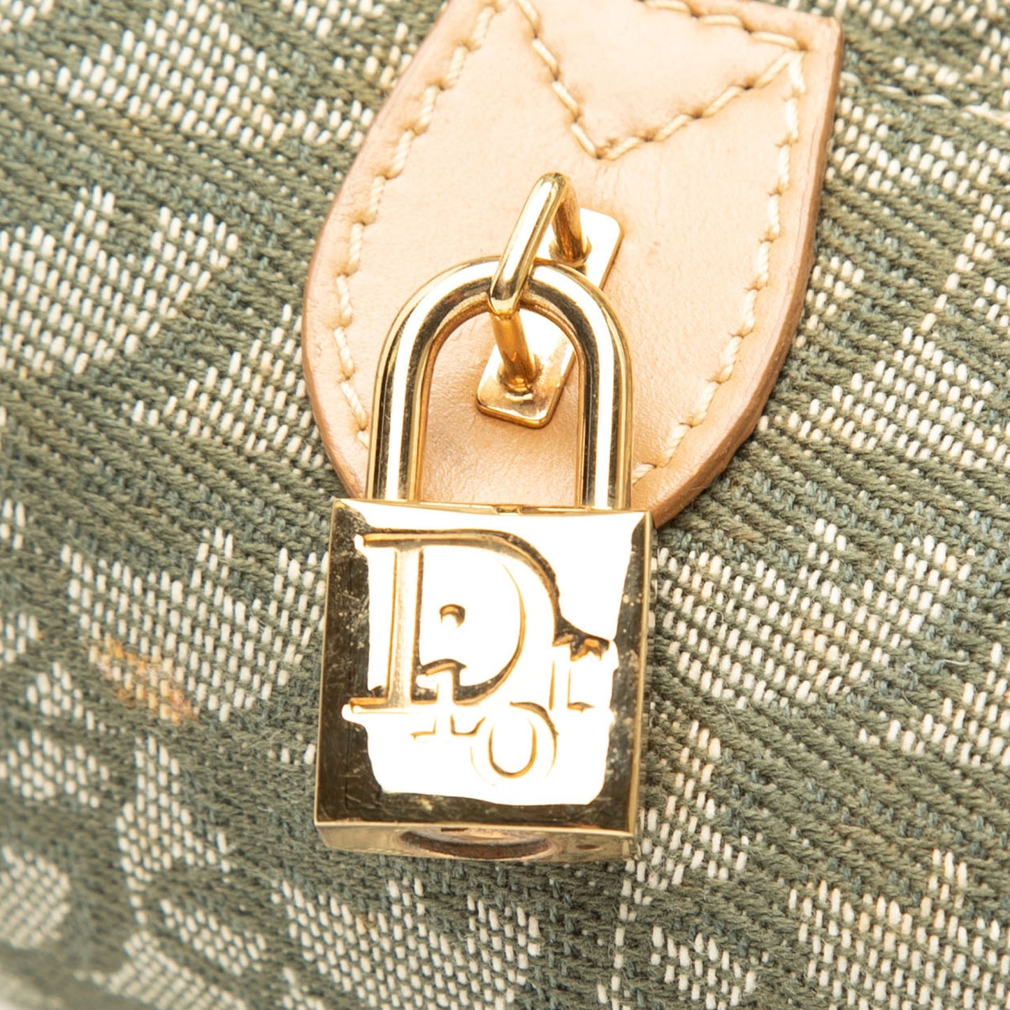 Dior Diorissimo Canvas Double Saddle Bowler Bag
