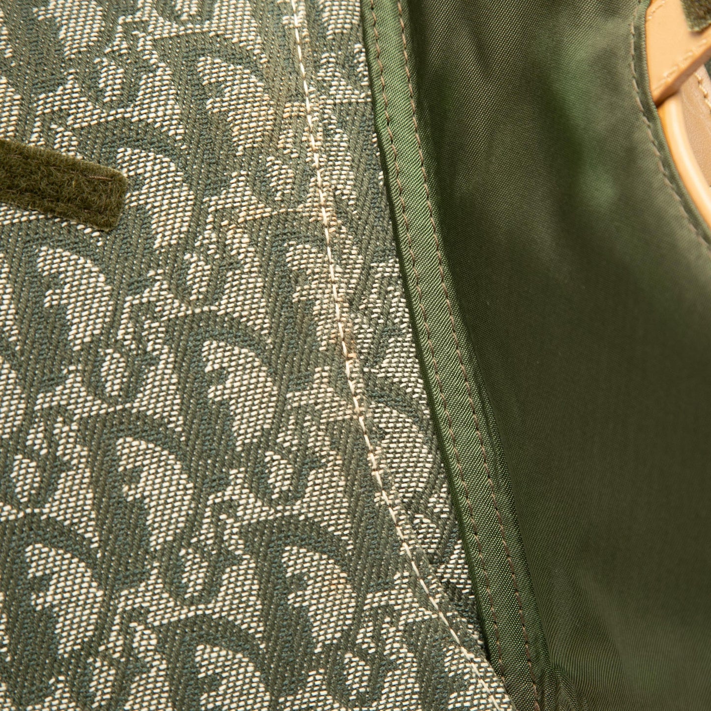 Dior Diorissimo Canvas Double Saddle Bowler Bag