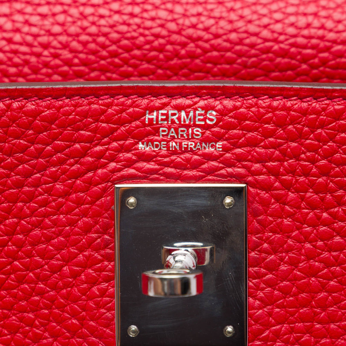 Hermès Togo Kelly II Retourne Amazone 32 — Red