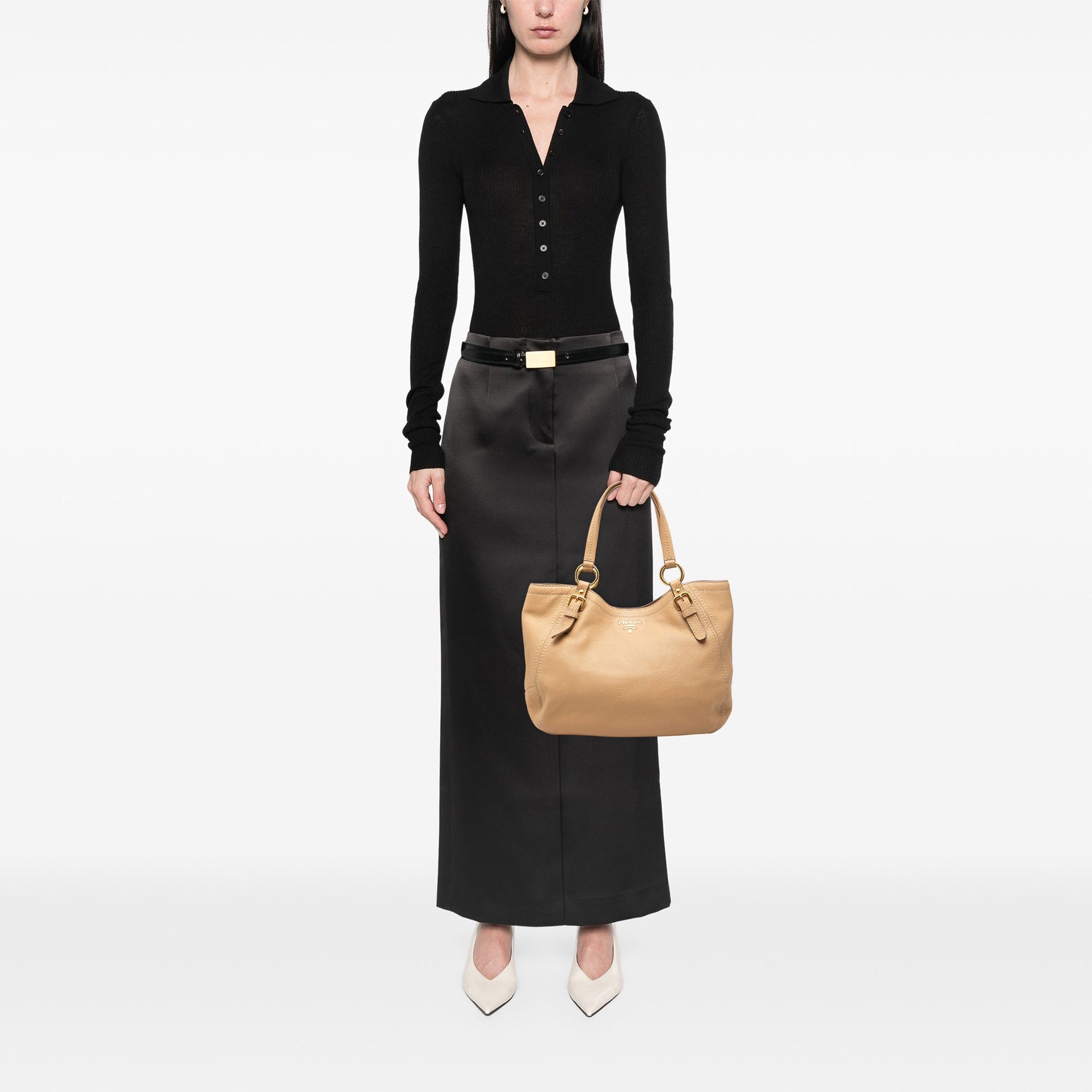Prada Vitello Daino Tote