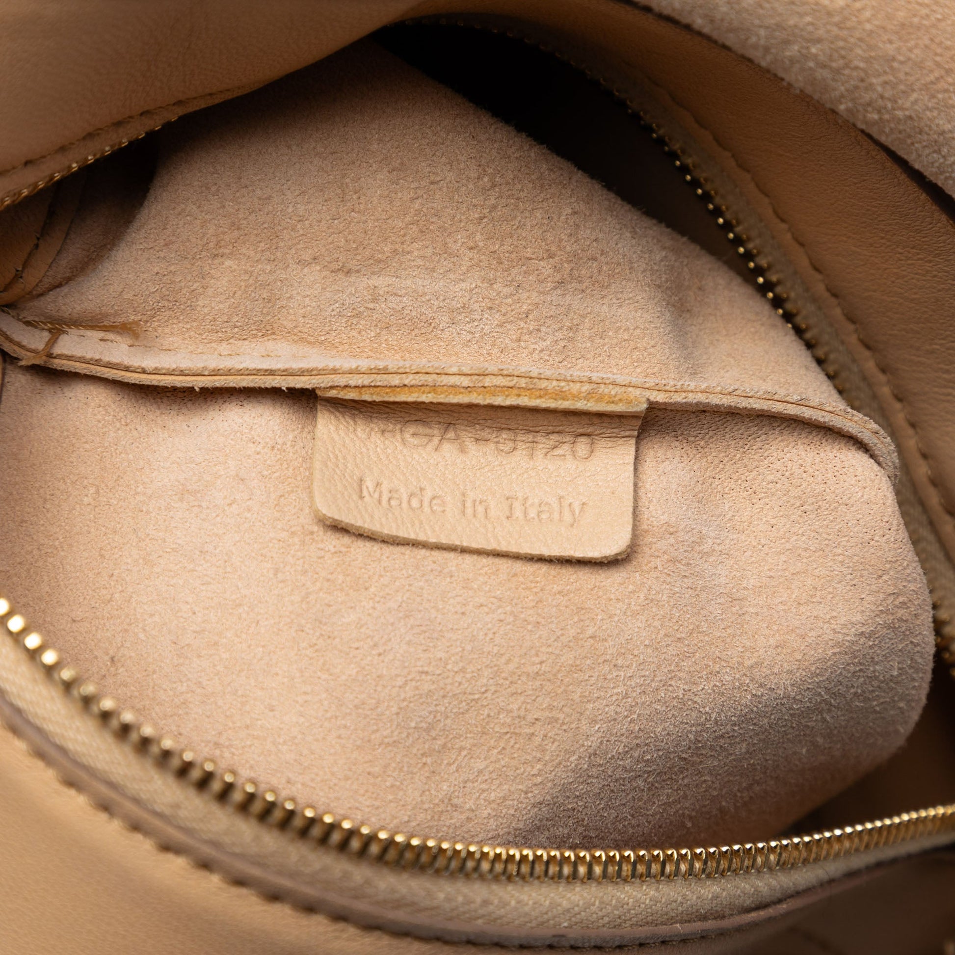 Bicolor Leather Vertical Cabas Tote