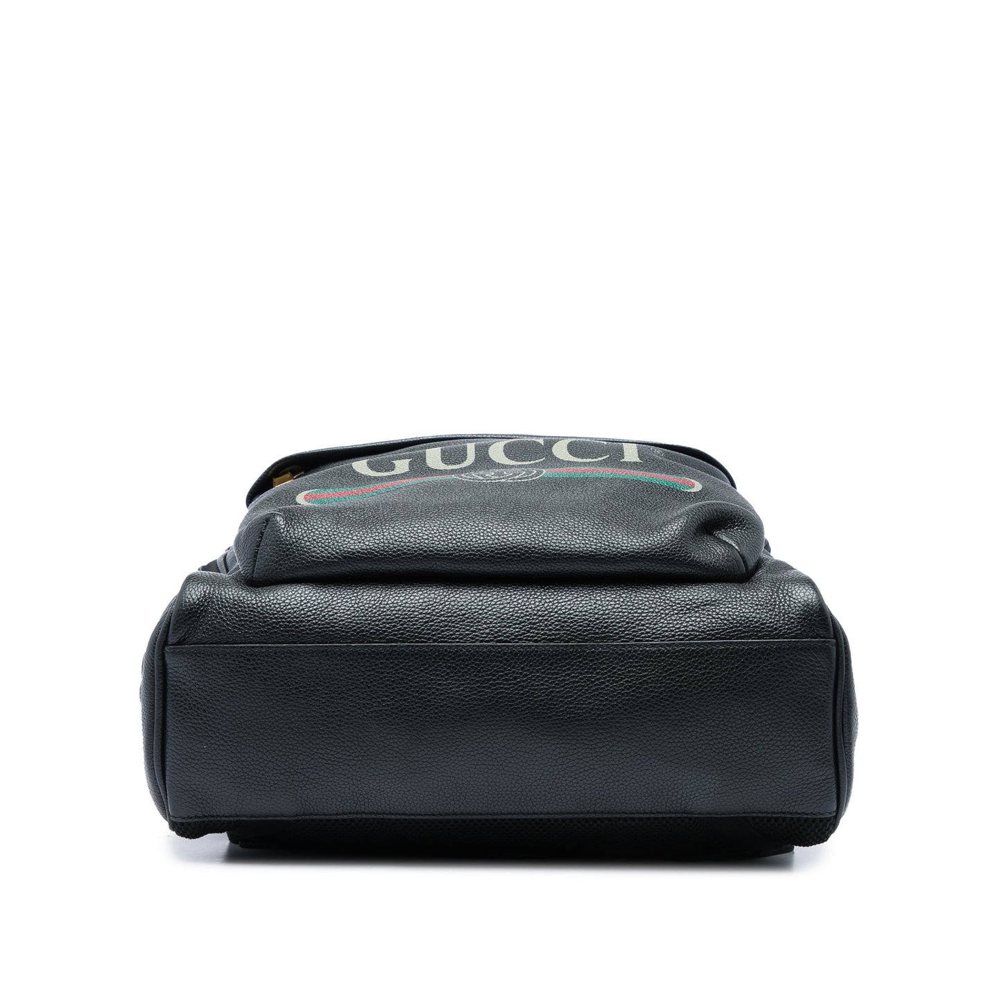 Gucci Leather Logo Backpack