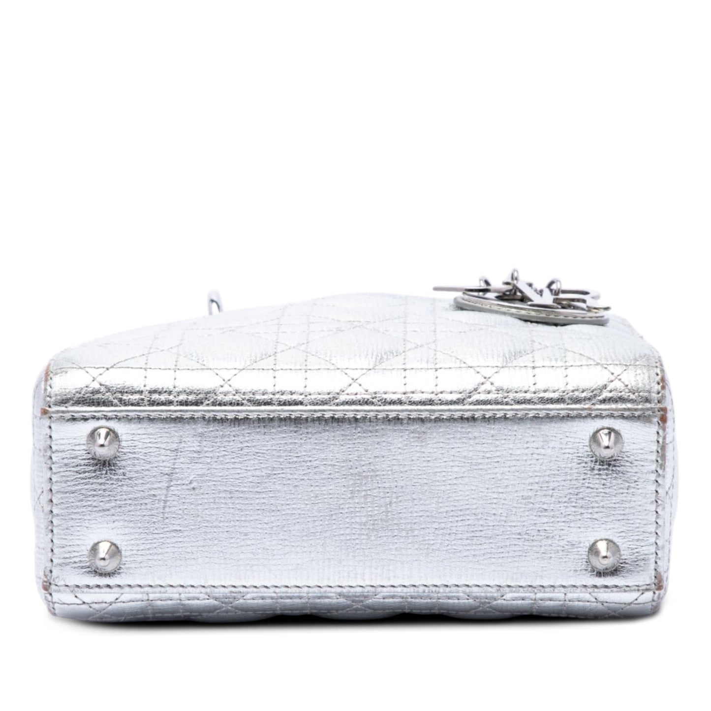 Dior Small Metallic Grained Calfskin Cannage My ABCDior Lady Dior