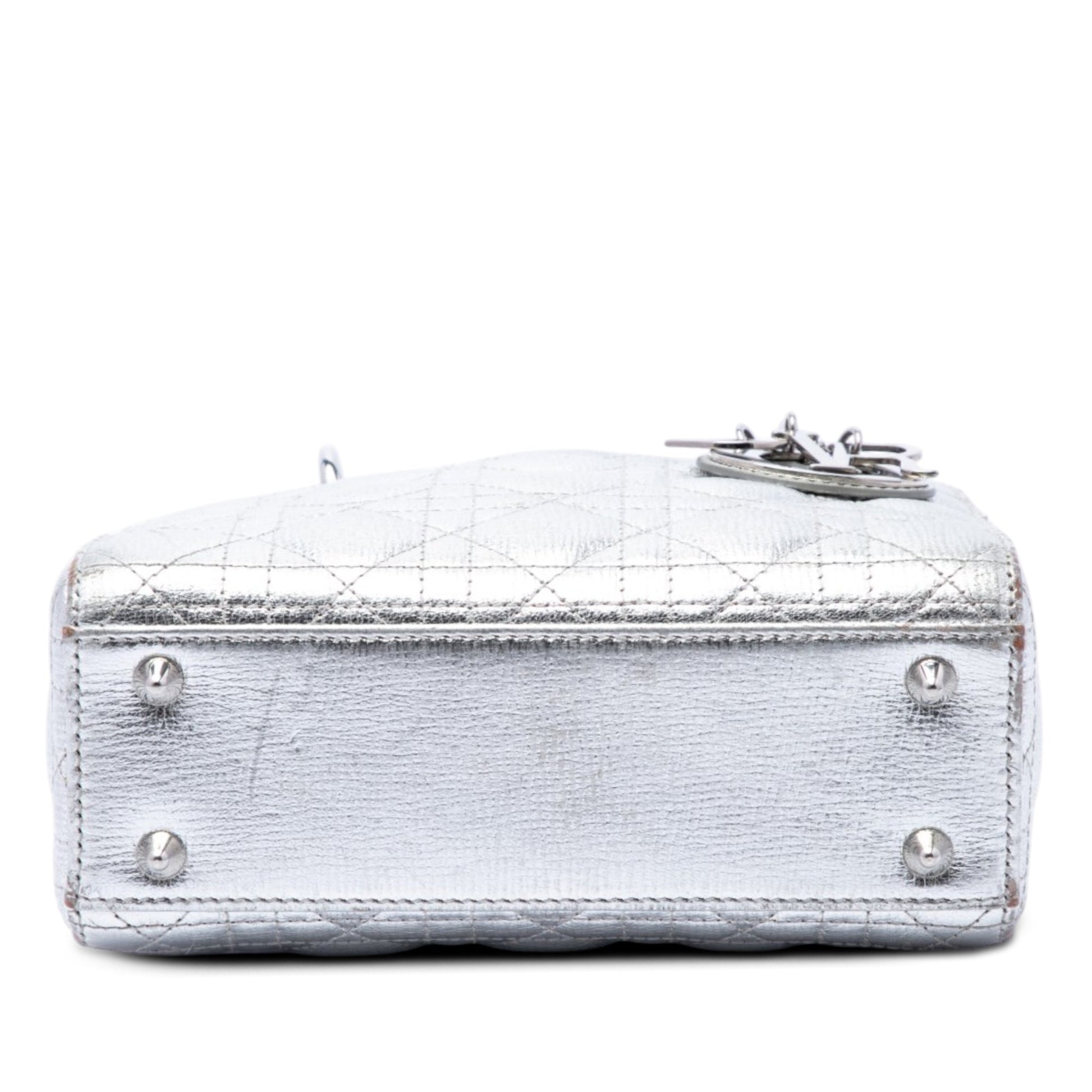 Dior Small Metallic Grained Calfskin Cannage My ABCDior Lady Dior