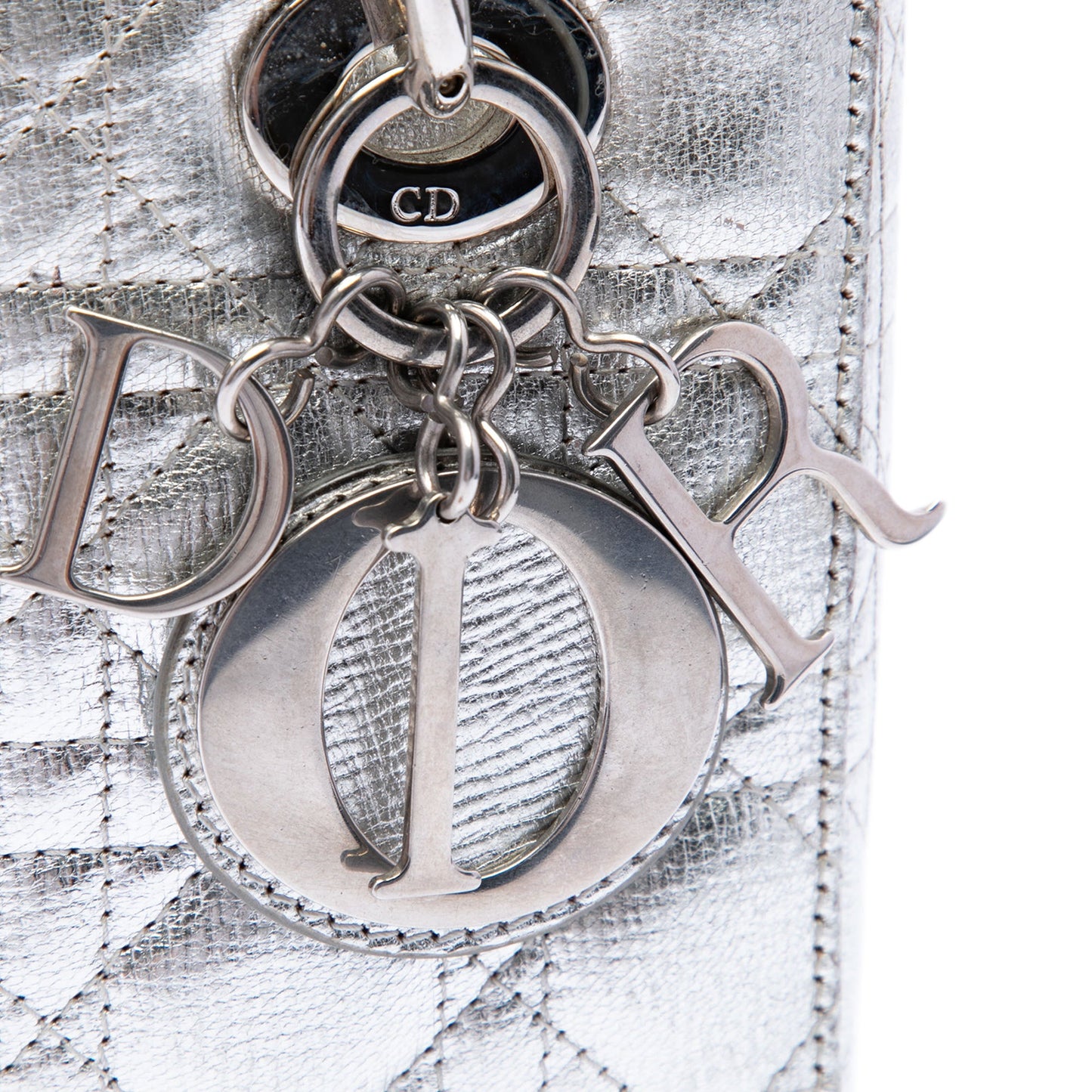 Dior Small Metallic Grained Calfskin Cannage My ABCDior Lady Dior