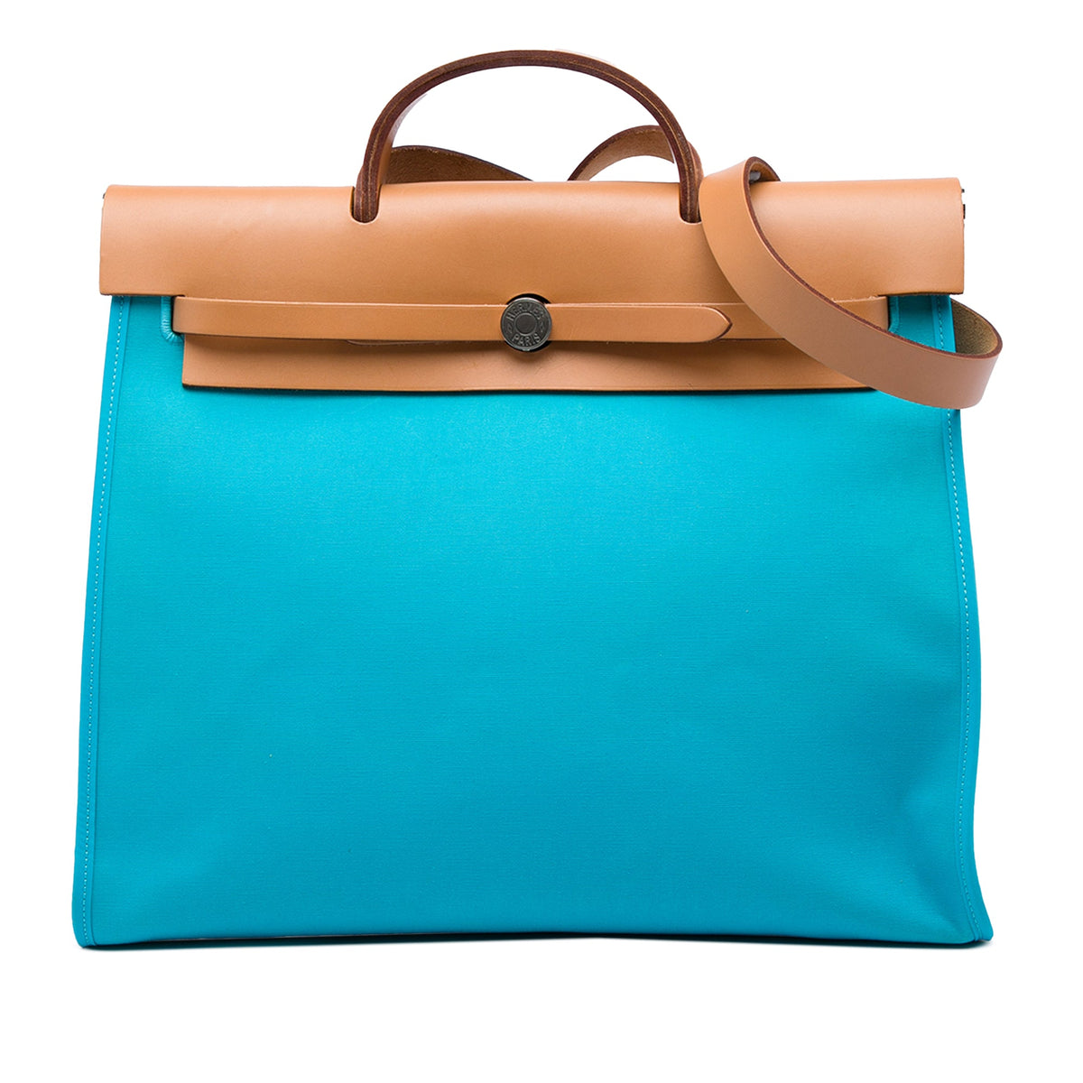 Hermès Toile Verso Herbag Zip 39 — Blue
