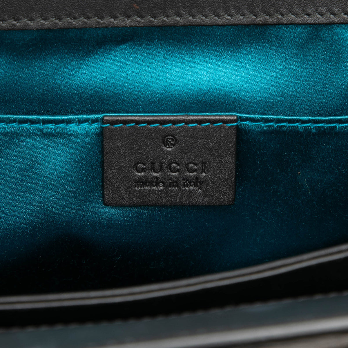 Gucci Small Suede Web Ophidia Chain Crossbody — Black
