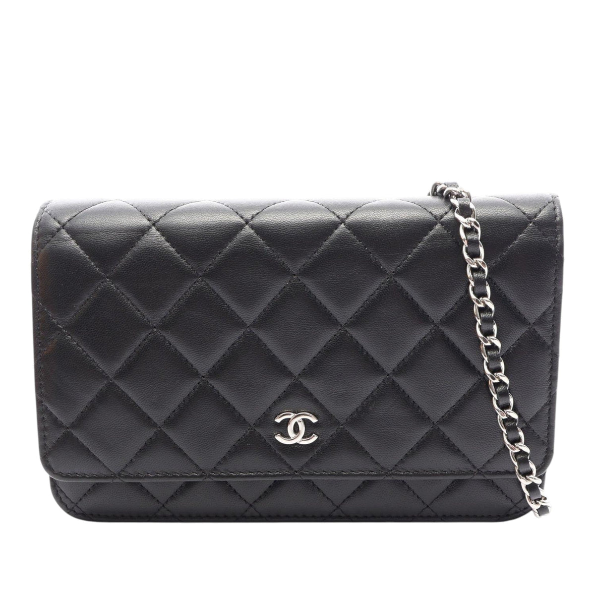 Chanel CC Quilted Lambskin Wallet On Chain