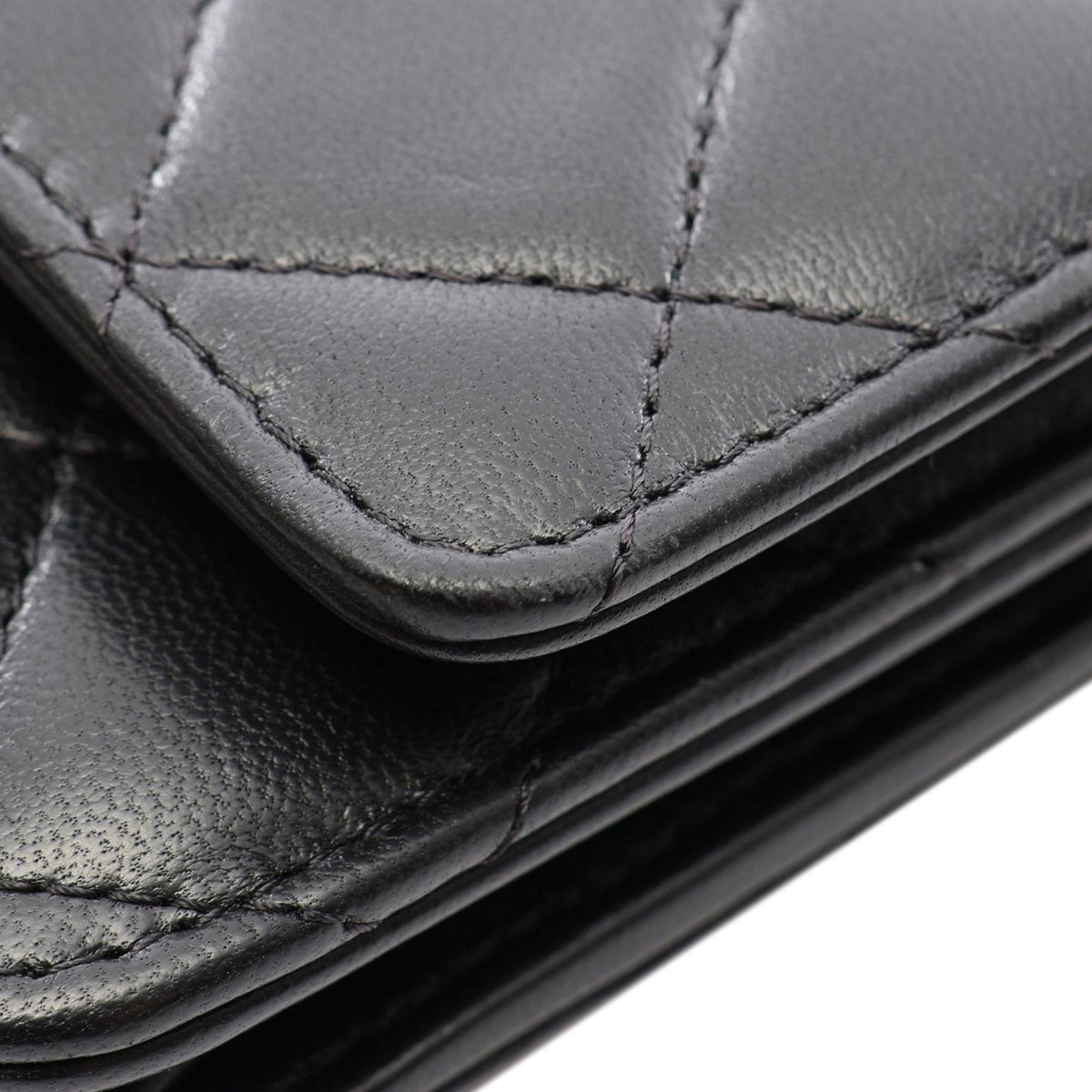 Chanel CC Quilted Lambskin Wallet On Chain