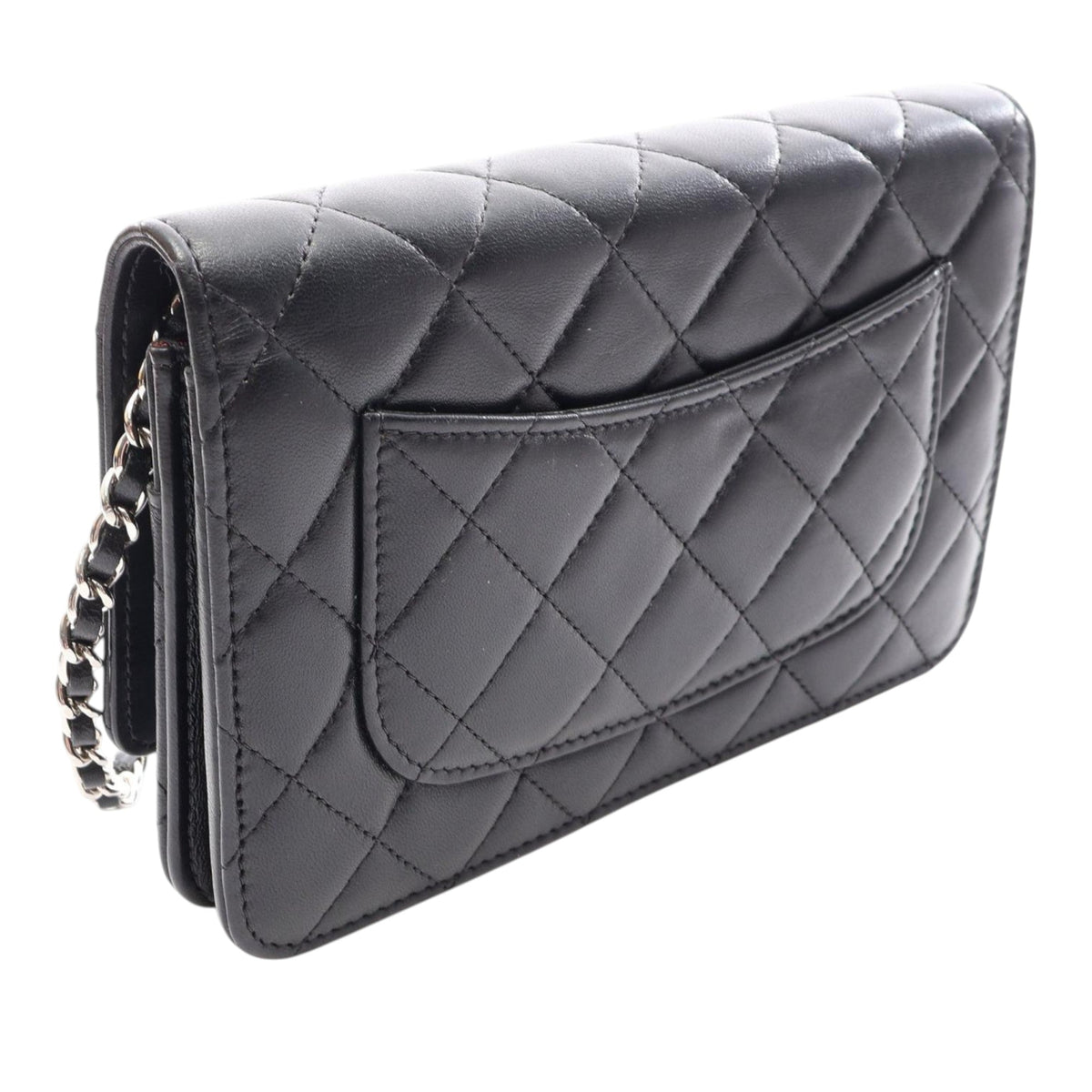 Chanel CC Quilted Lambskin Wallet On Chain
