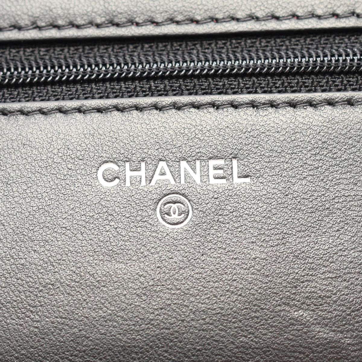Chanel CC Quilted Lambskin Wallet On Chain