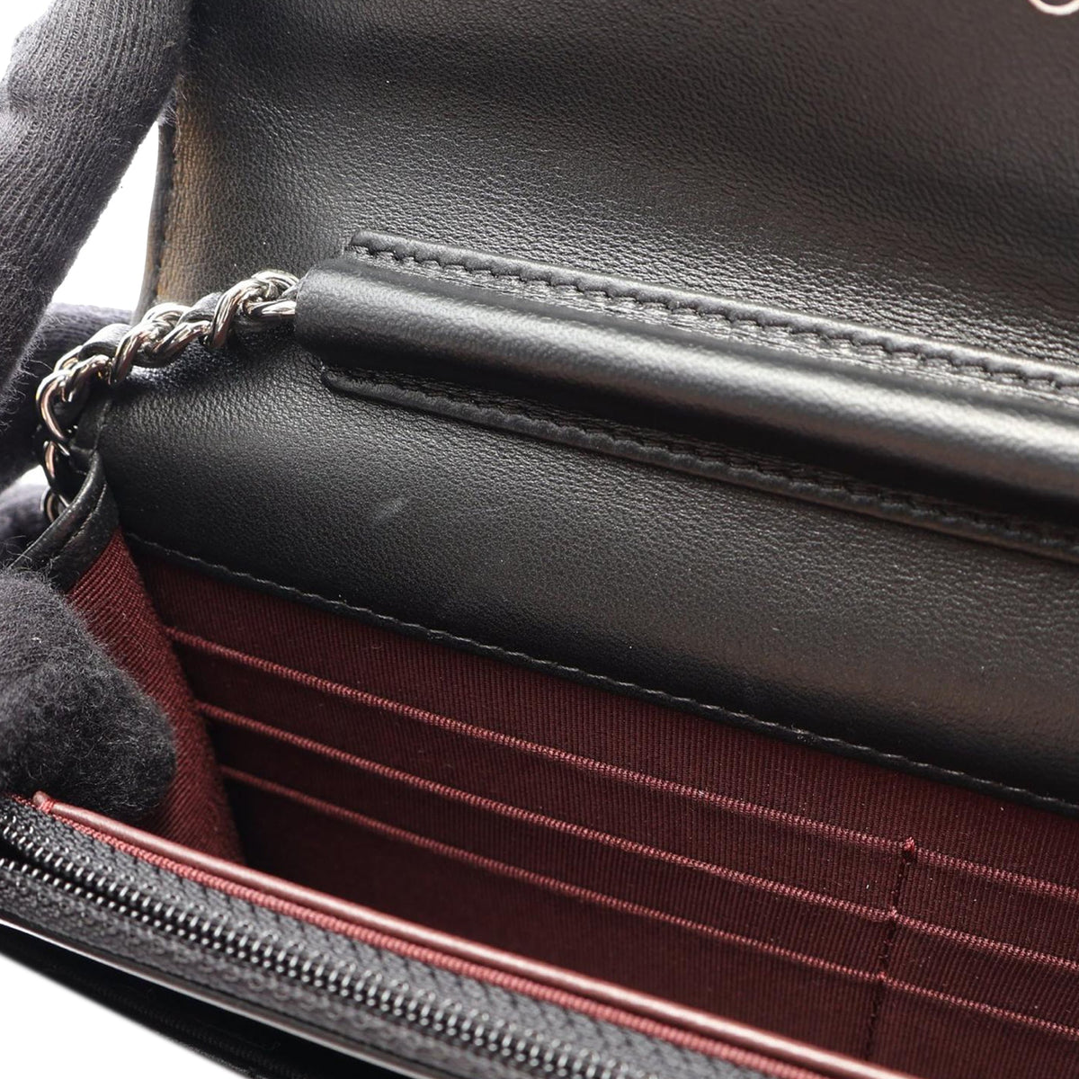Chanel CC Quilted Lambskin Wallet On Chain