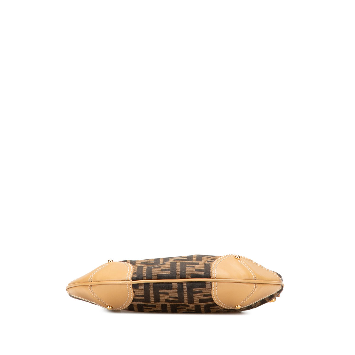 Fendi Zucca Canvas Hobo — Brown