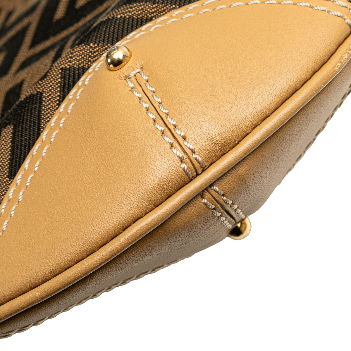 Fendi Zucca Canvas Hobo — Brown